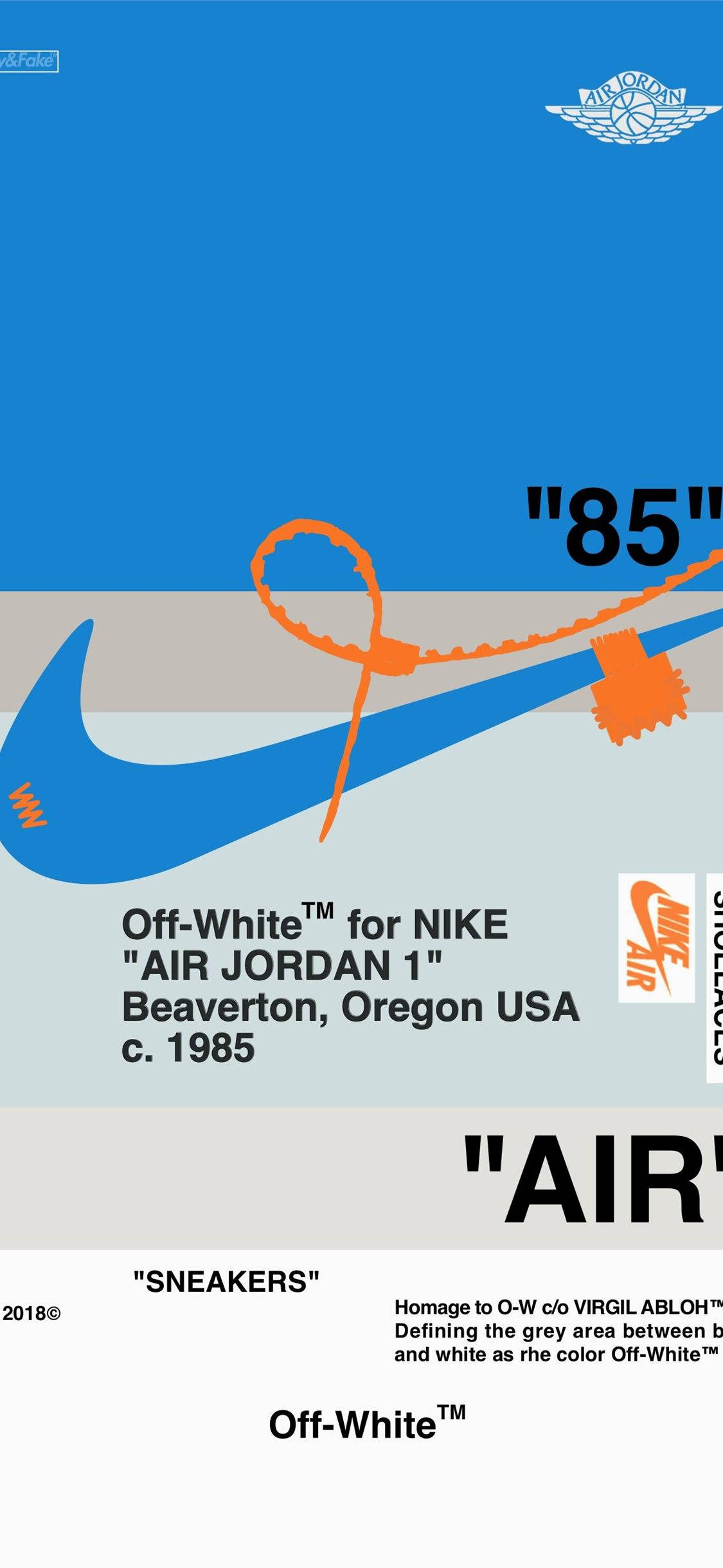 Nike iPhone Vliegtuigkaartjie Muurpapier