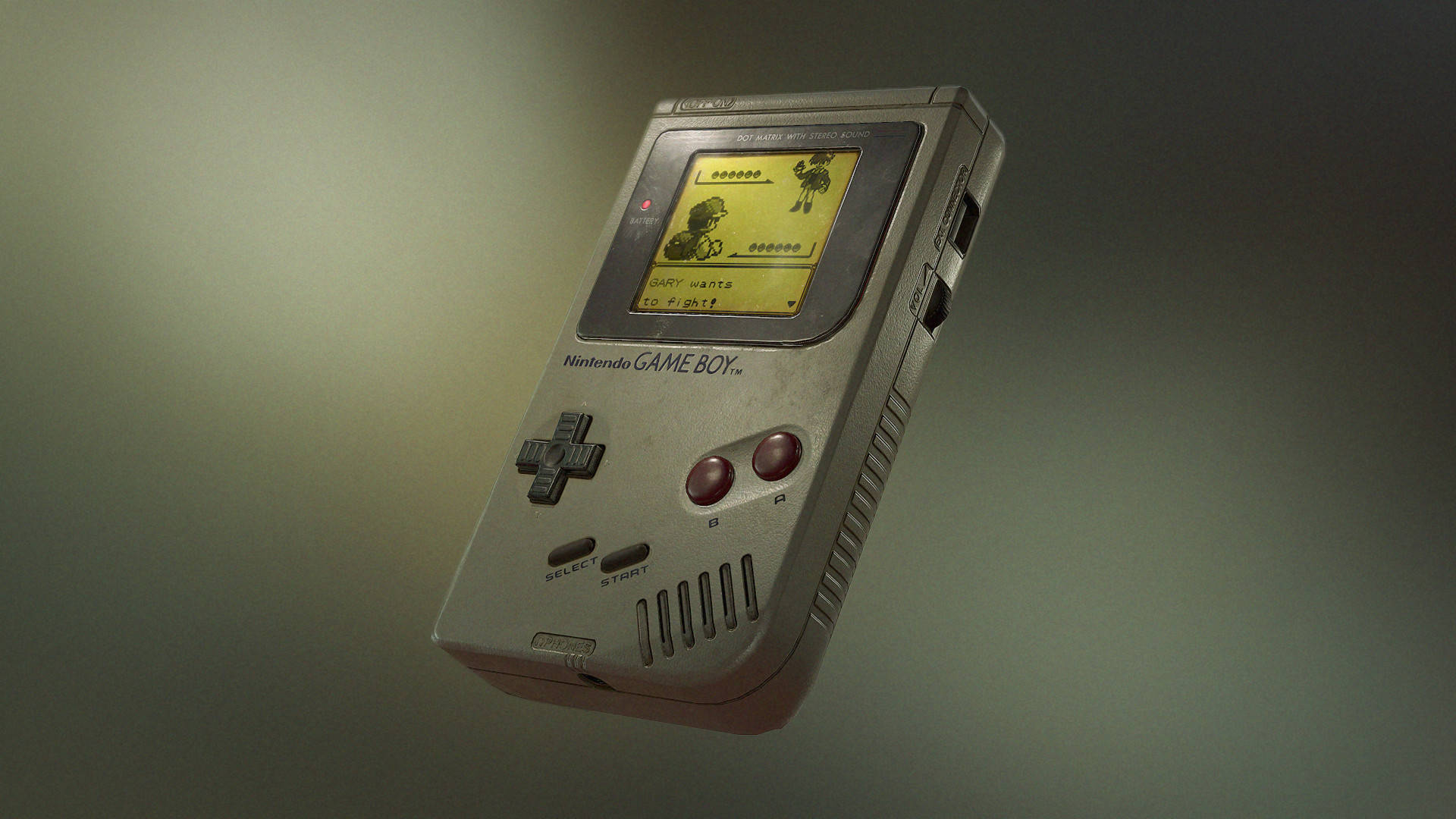 Nintendo Game Boy wat Pokemon speel Muurpapier
