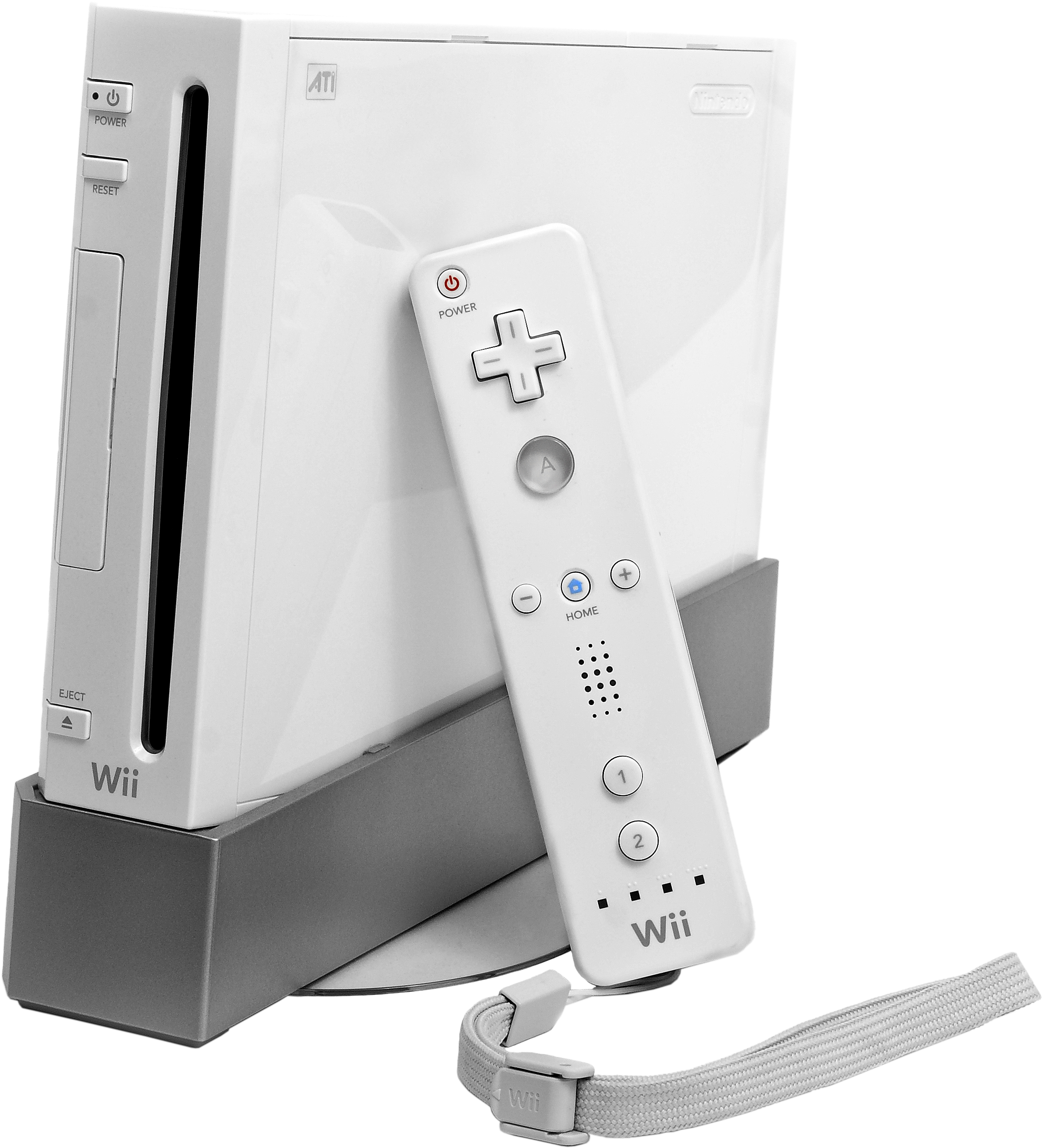 Nintendo Wii-konsole en -afstandbeheer Muurpapier