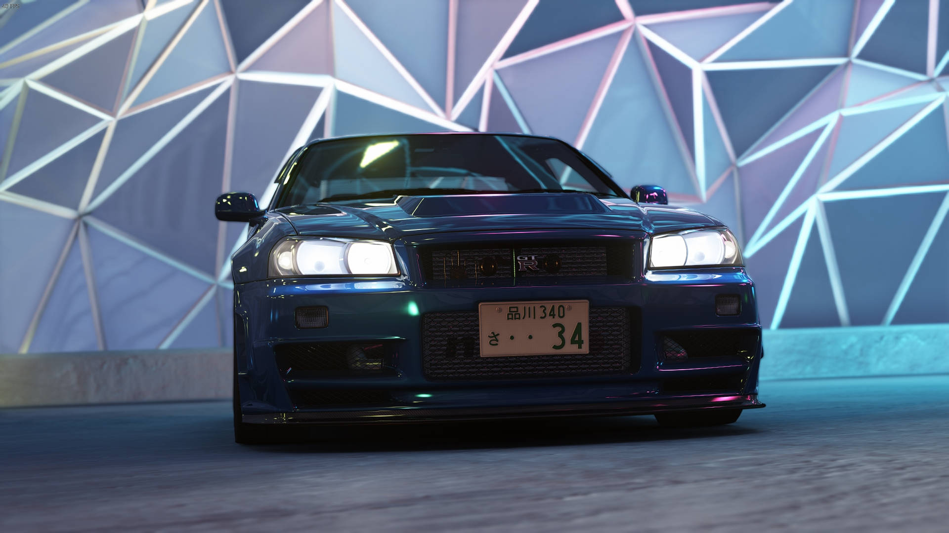 Assetto Corsa Skyline Videospeletjie HD Muurpapier | Agtergrondprent — Motor GIF Muurpapier