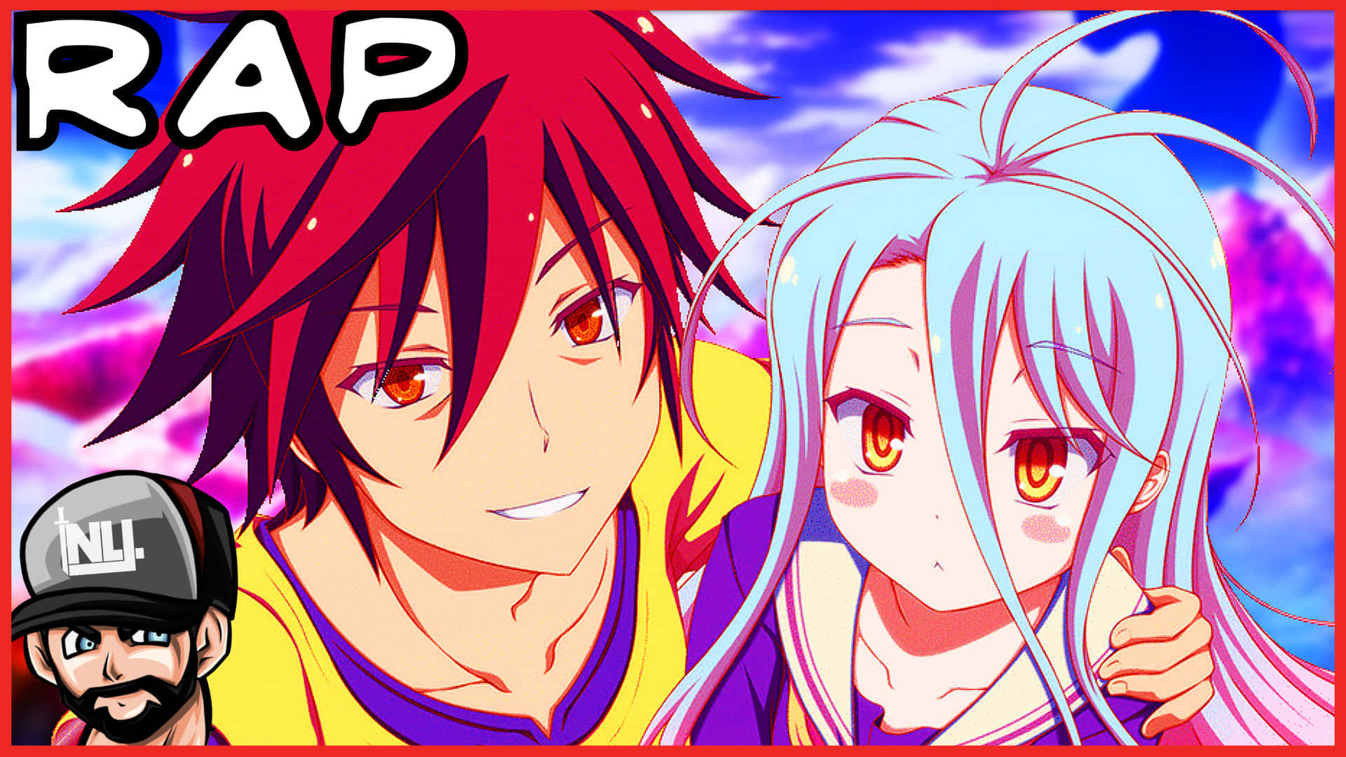 No Game No Life RAP Teks Prent Muurpapier