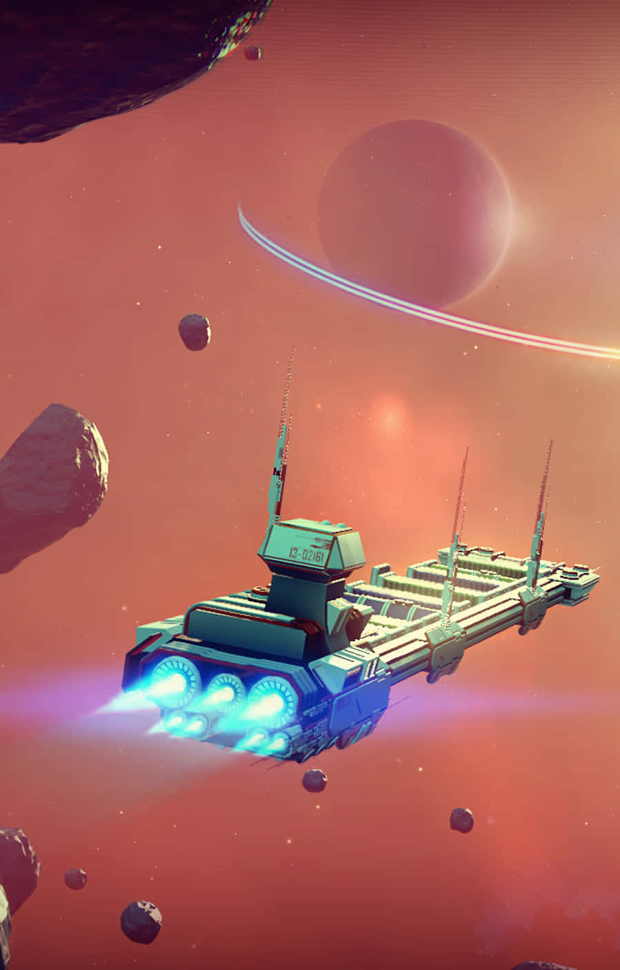 no man's sky - skermkiekie Muurpapier