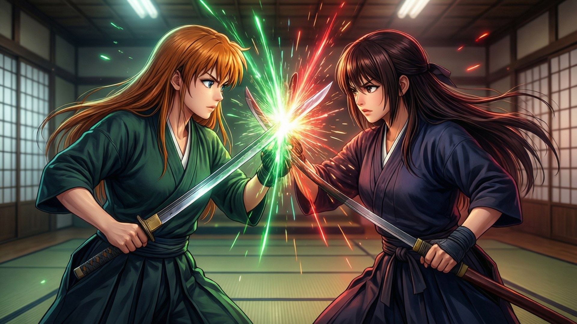 Nobara en Maki Oefen Muurpapier