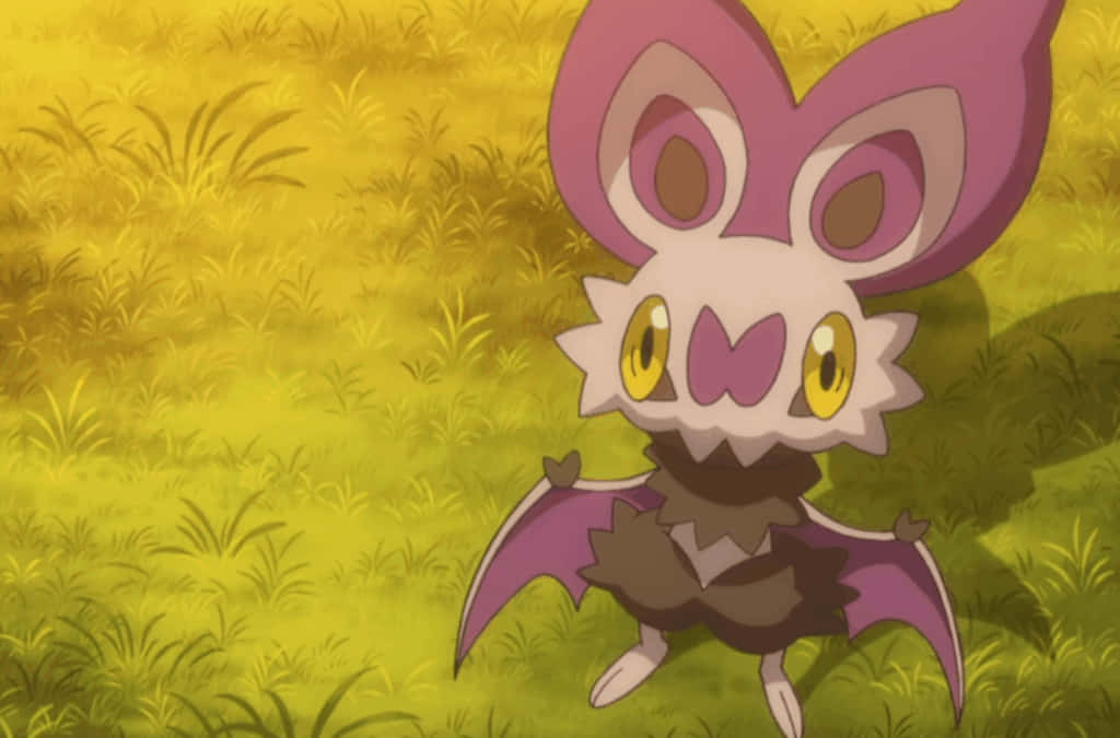 Noibat op Gras Muurpapier