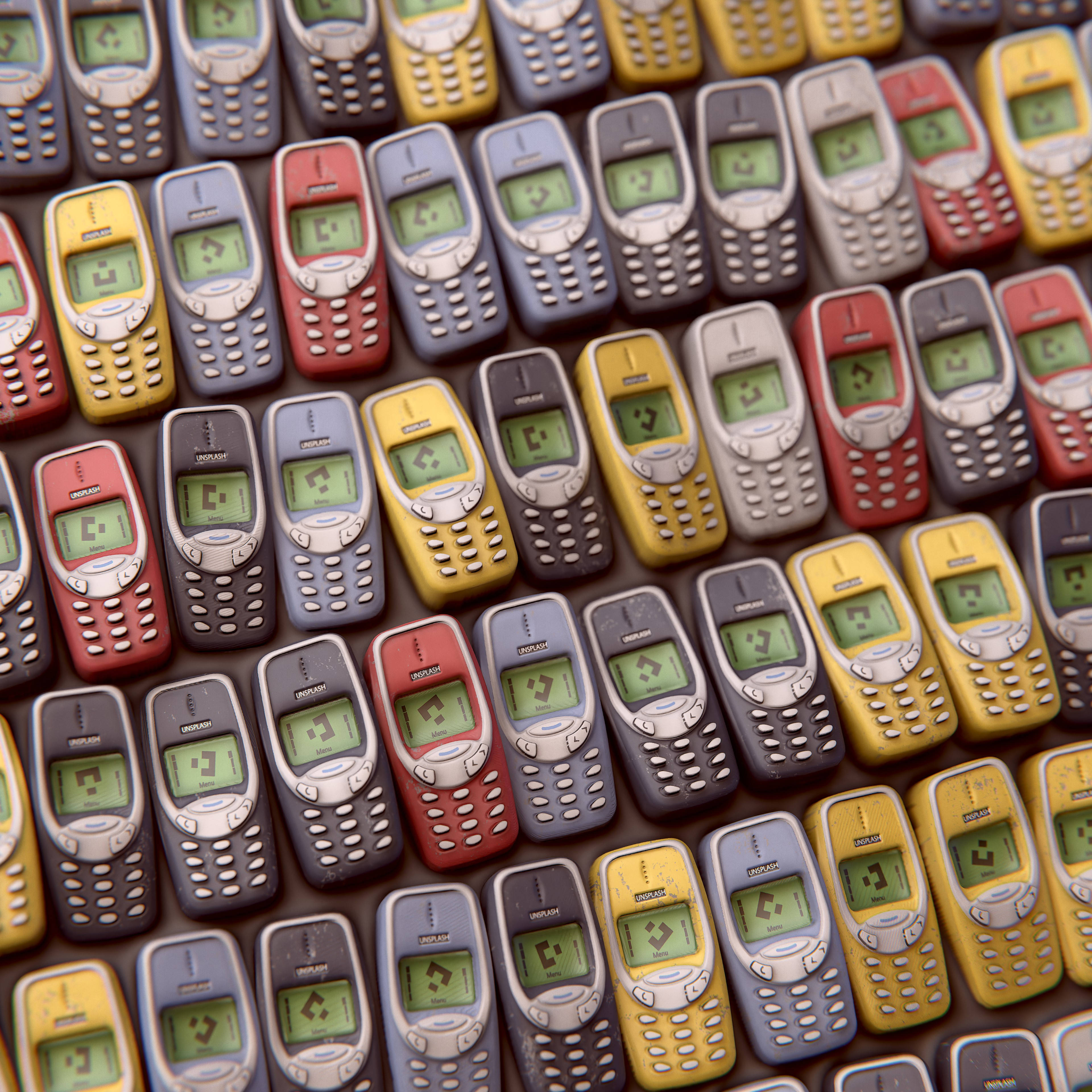 Nokia 3310 Sleutelbordfone Muurpapier