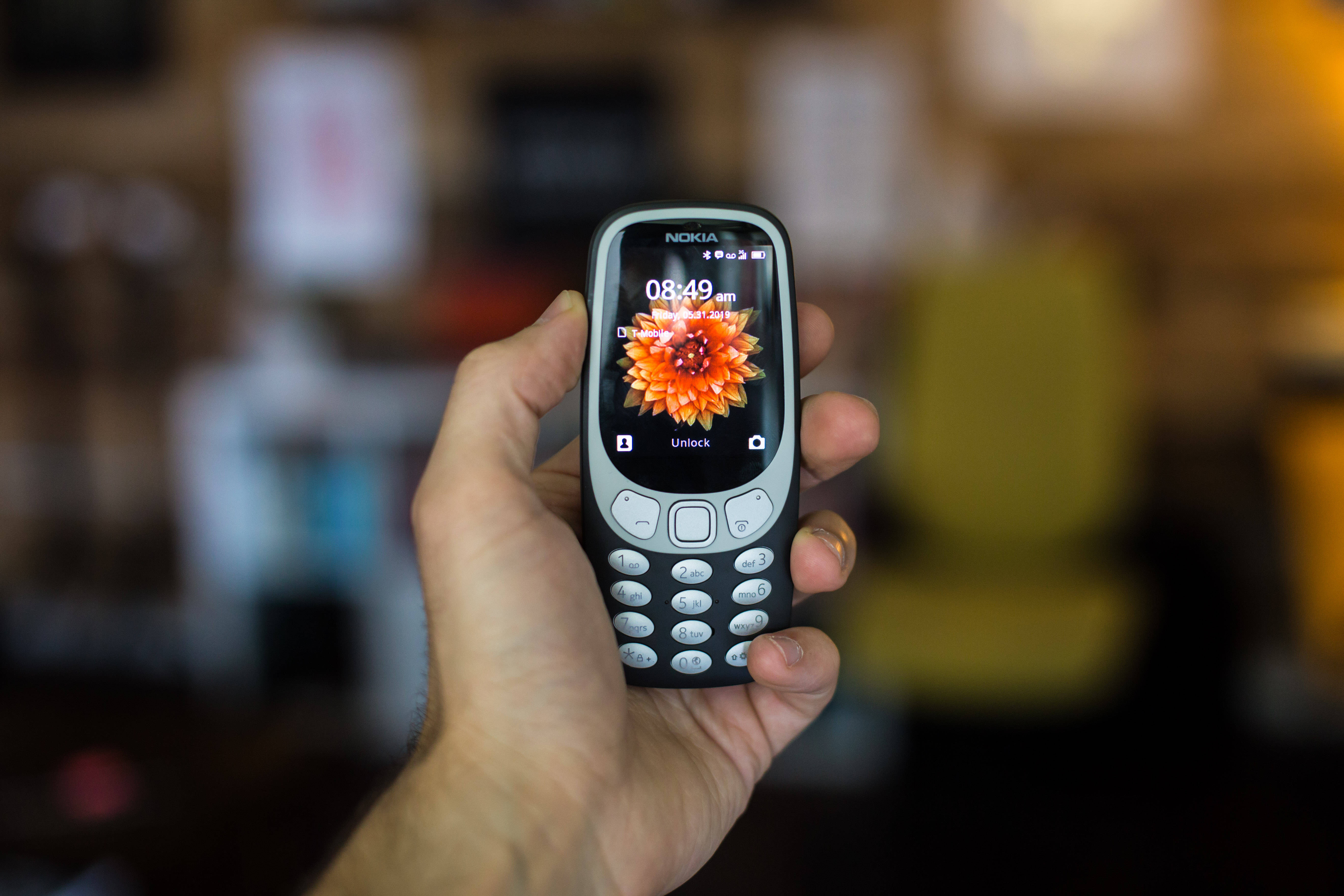 Nokia 3310 Vertoon Muurpapier