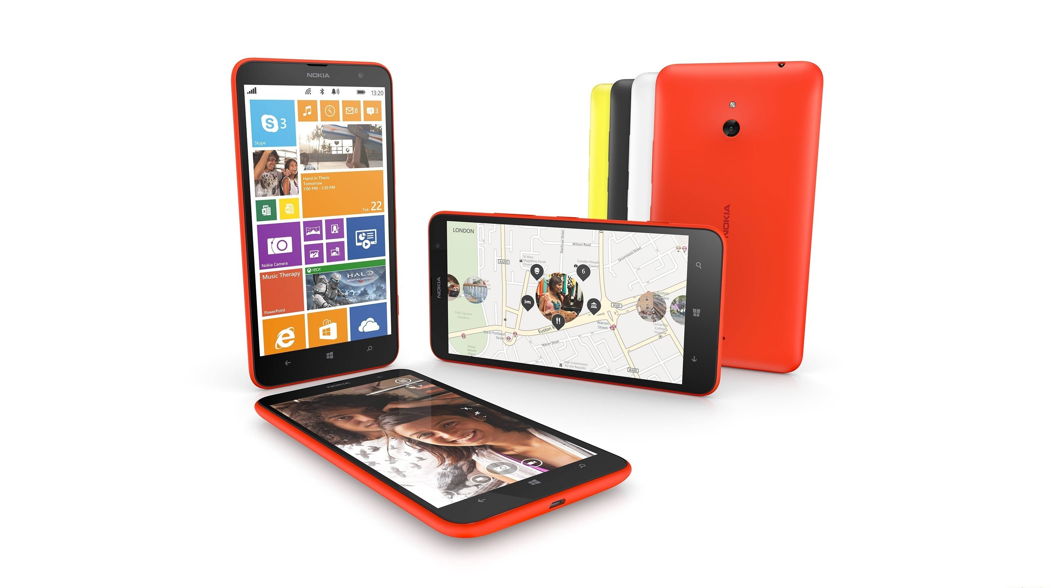 Nokia Lumia 1320 Fablet-slimfoon Muurpapier