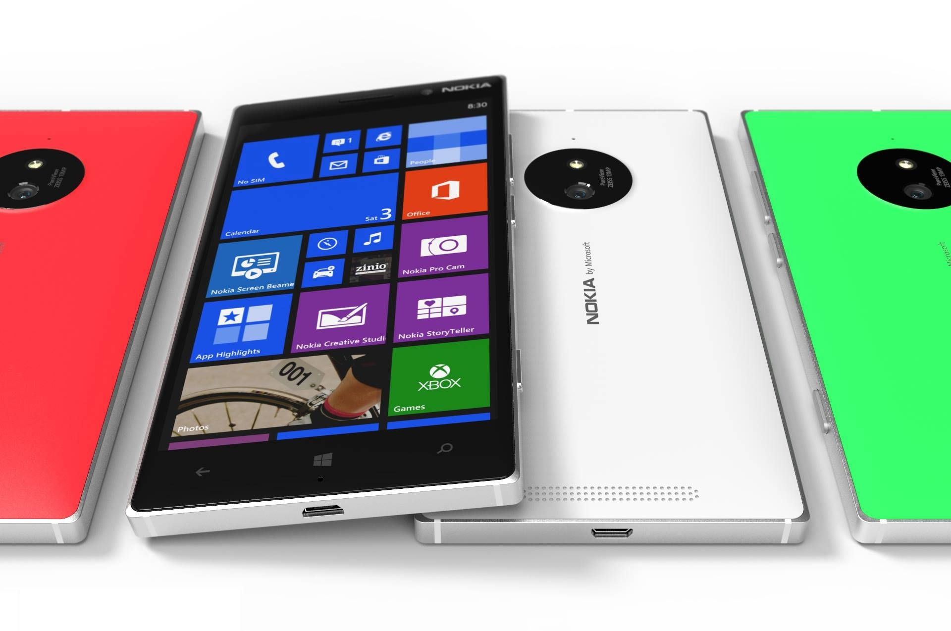 Nokia Lumia 830 Slimfoon Muurpapier