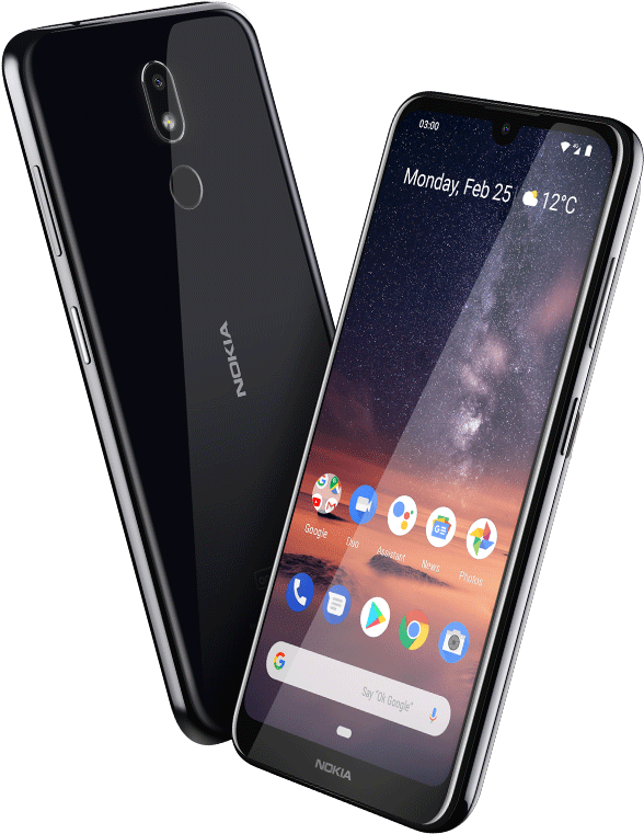 Nokia Slimfoon Dubbele Kamera Ontwerp Muurpapier