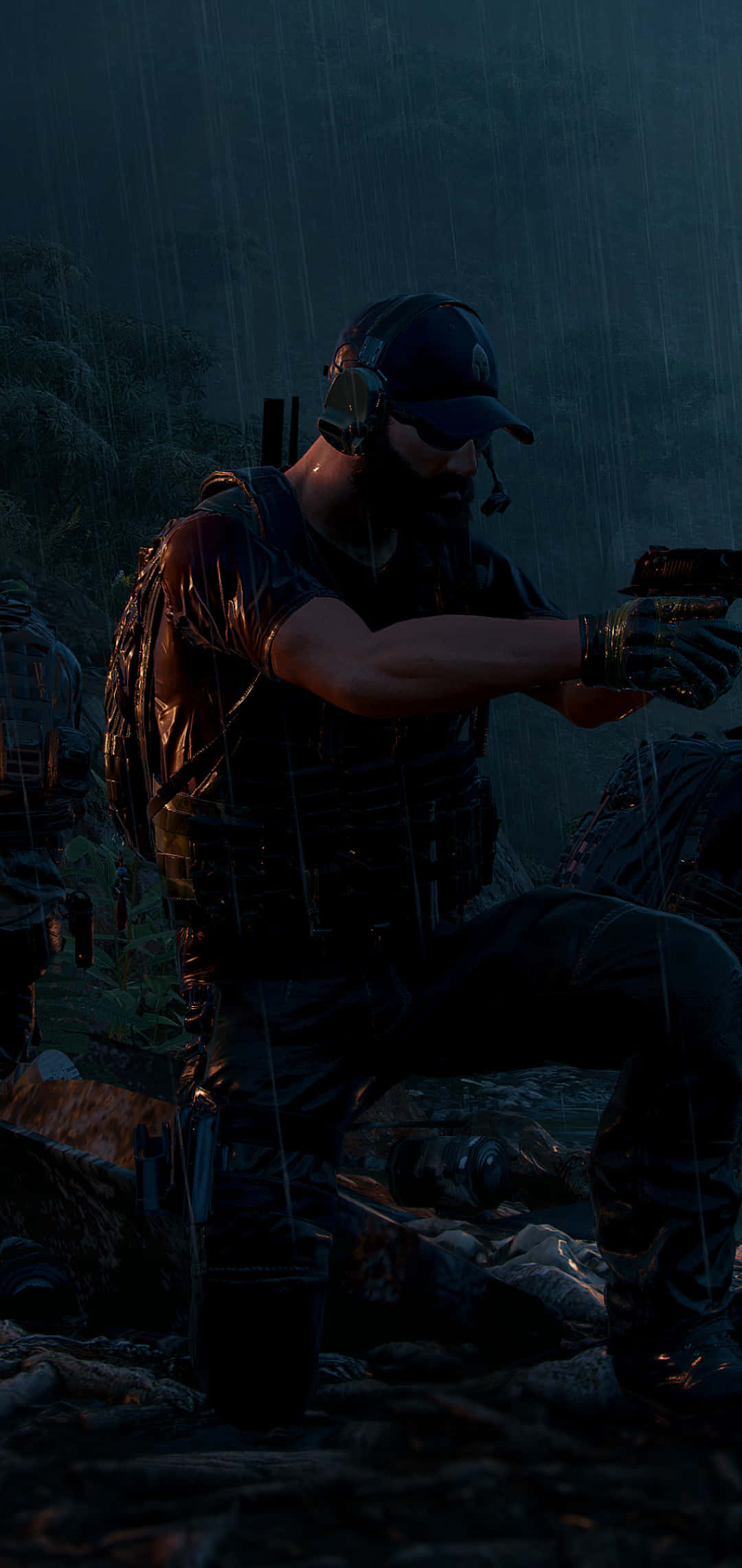 Nomad Handwapen Videospeletjie iPhone X Ghost Recon Wildlands Agtergrond Muurpapier