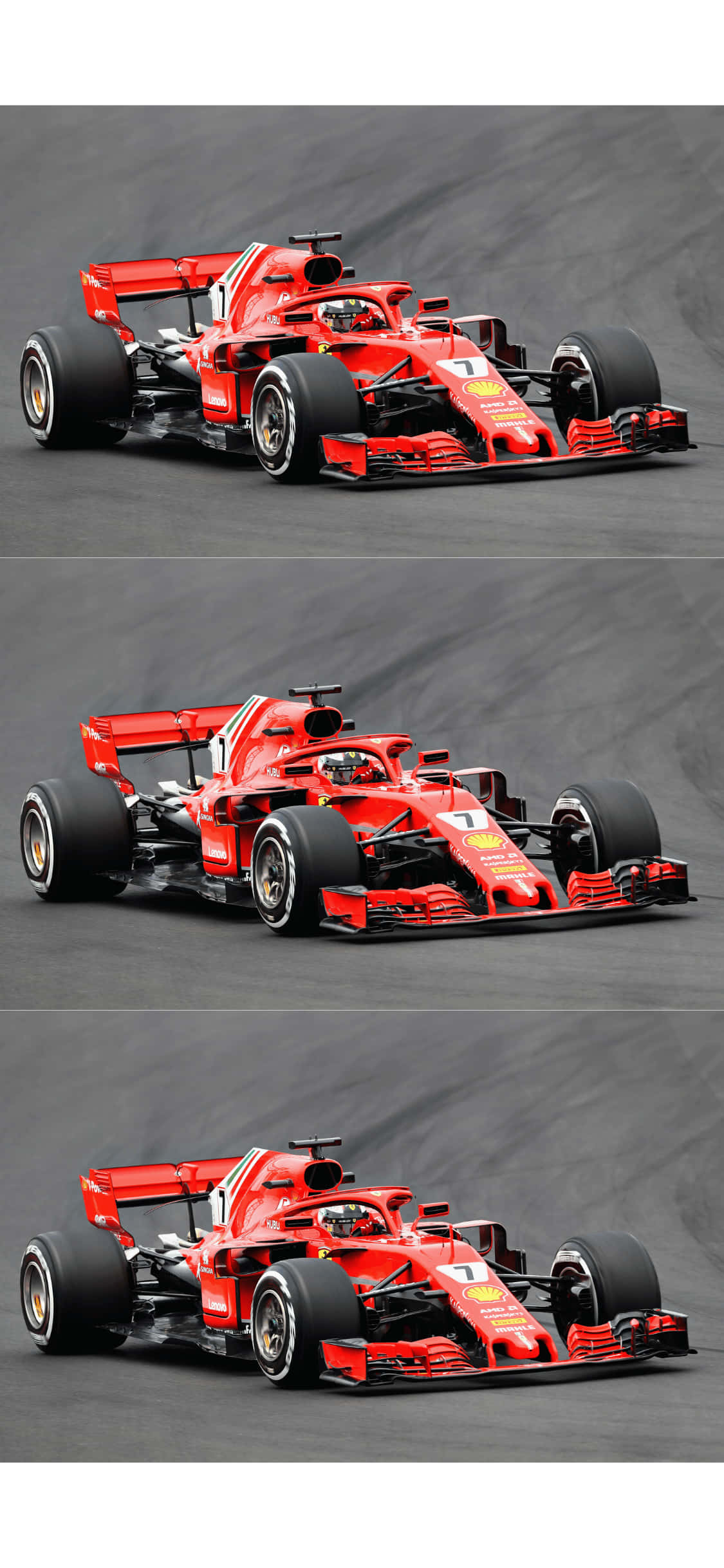 Nommer Sewe Collage iPhone Xs F1 2018 Agtergrond Muurpapier