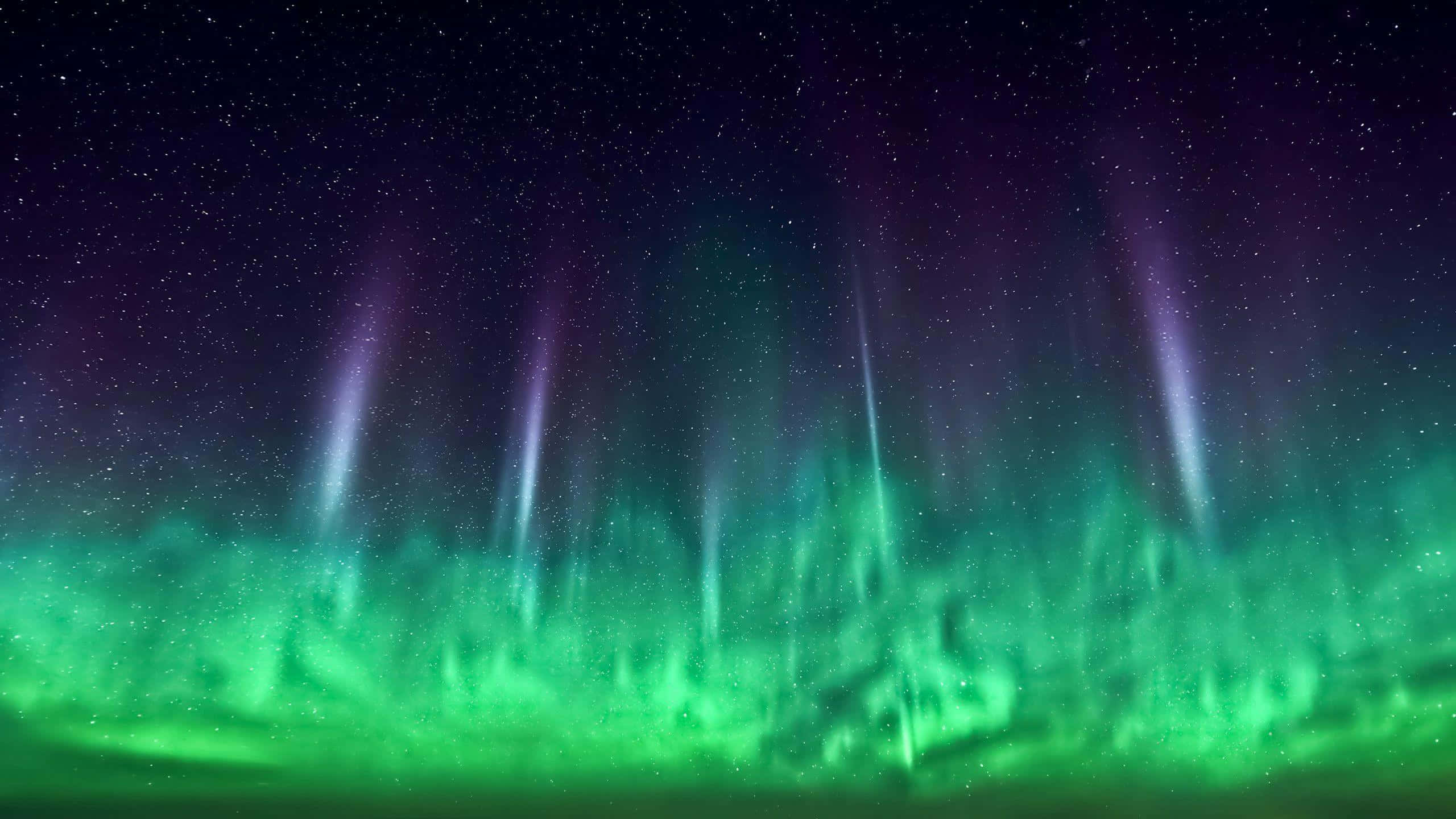Noorderlig Aurora Borealis MacBook Verstek Muurpapier