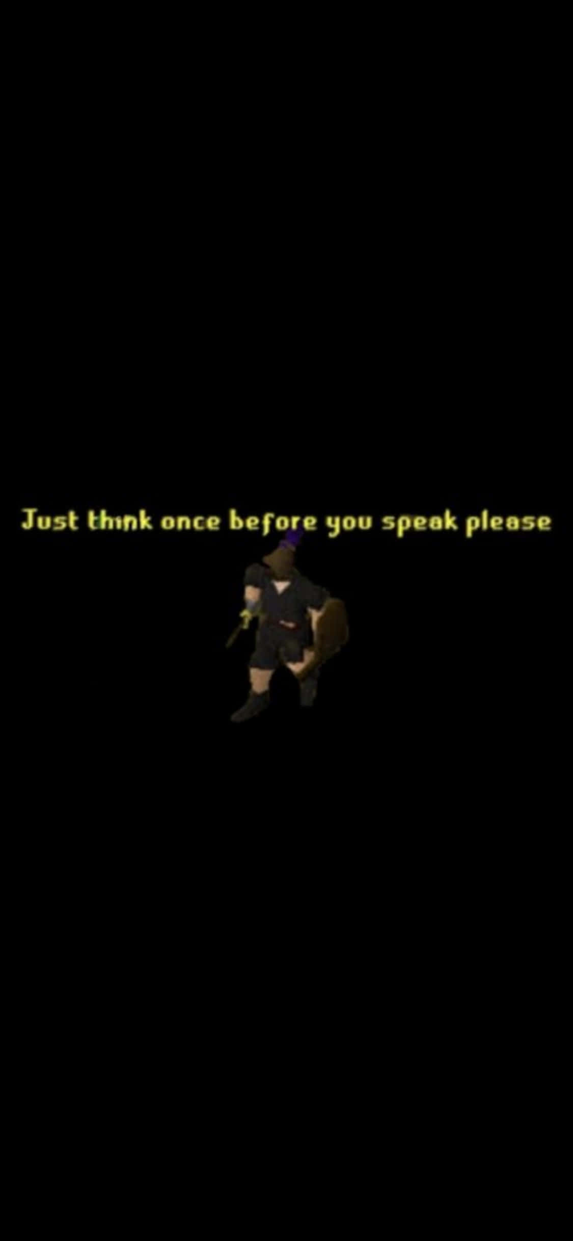 NPC in iPhone X Runescape Oldschool Agtergrond Muurpapier