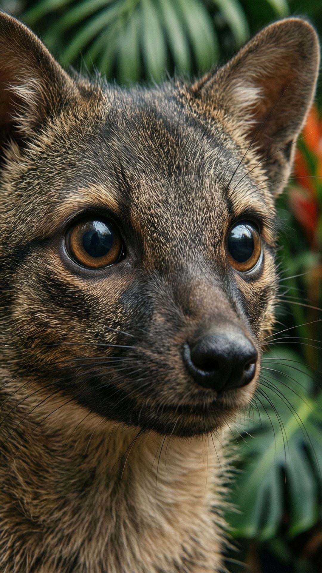 Nuskierige Kinkajou Muurpapier