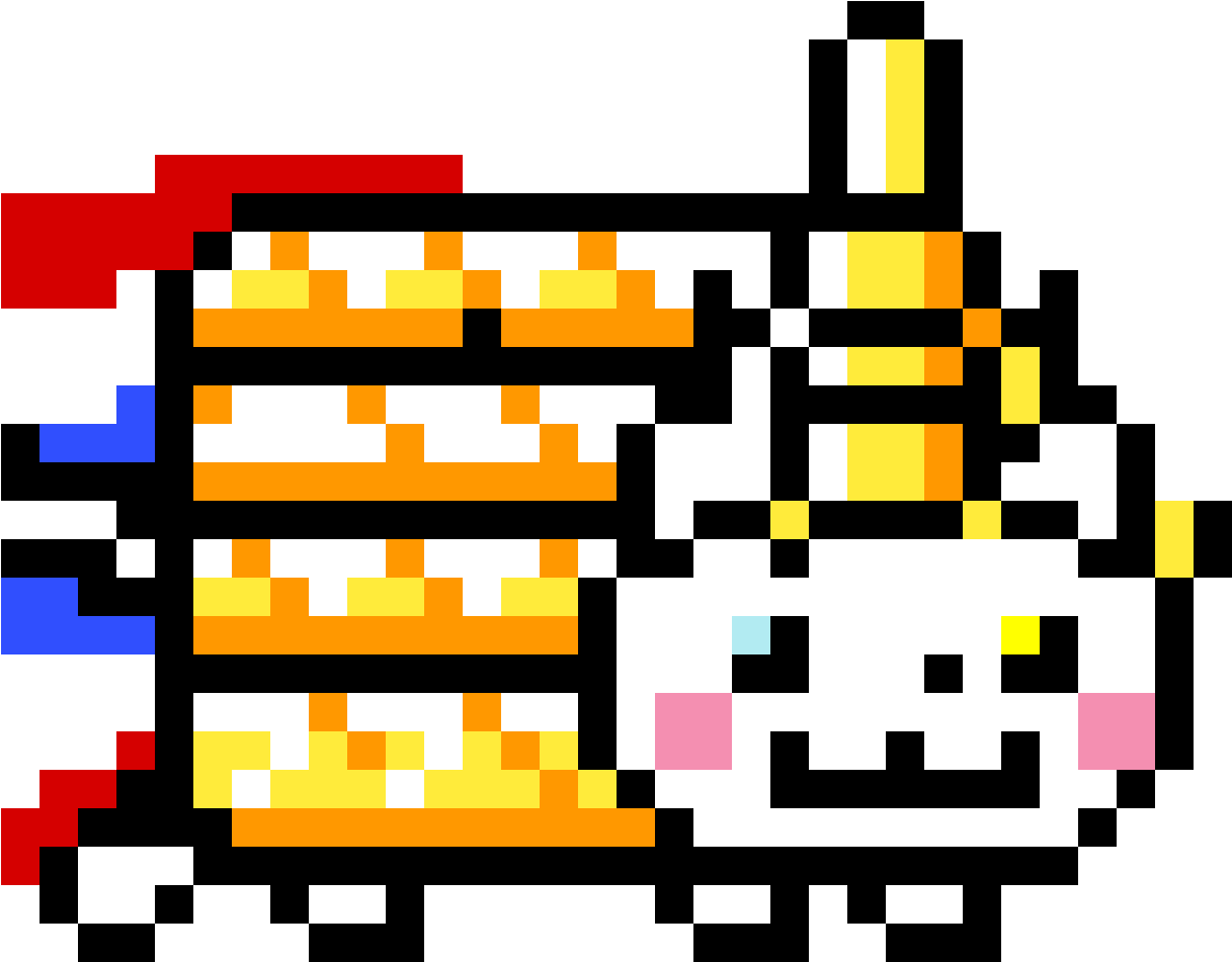 Nyan Cat Pixel Kuns Muurpapier