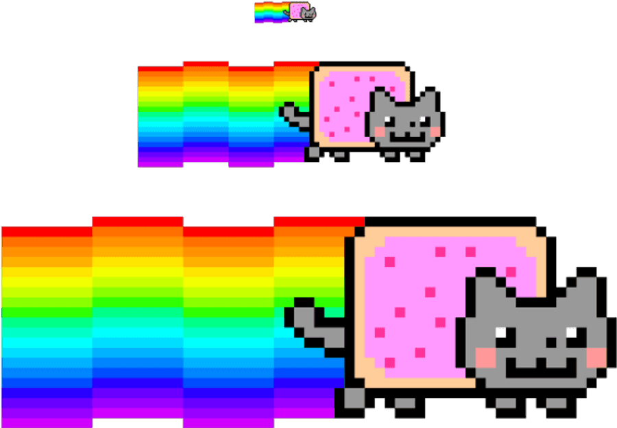 Nyan_Cat_Pixel_Kuns.PNG Muurpapier