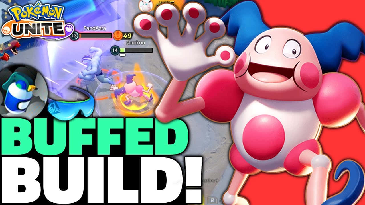 Oefen saam met Mnr. Mime in die nuwe Pokemon Unite-speletjie! Muurpapier