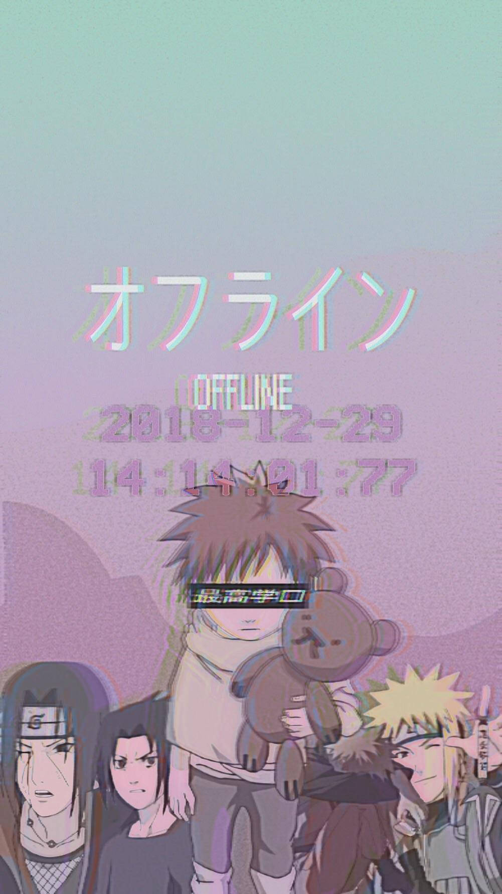 Offline Naruto-estetika Muurpapier