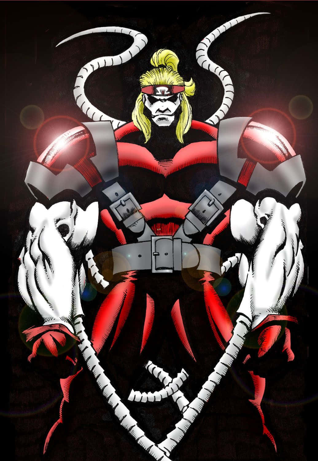 Omega Red - Die dodelike super skurk van Marvel Comics Muurpapier