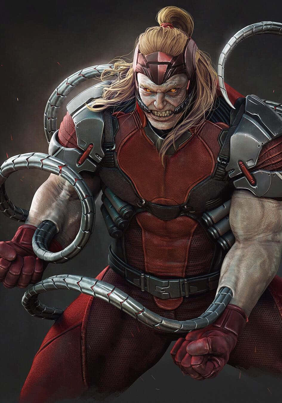 Omega Red wat sy dodelike krag ontketen Muurpapier
