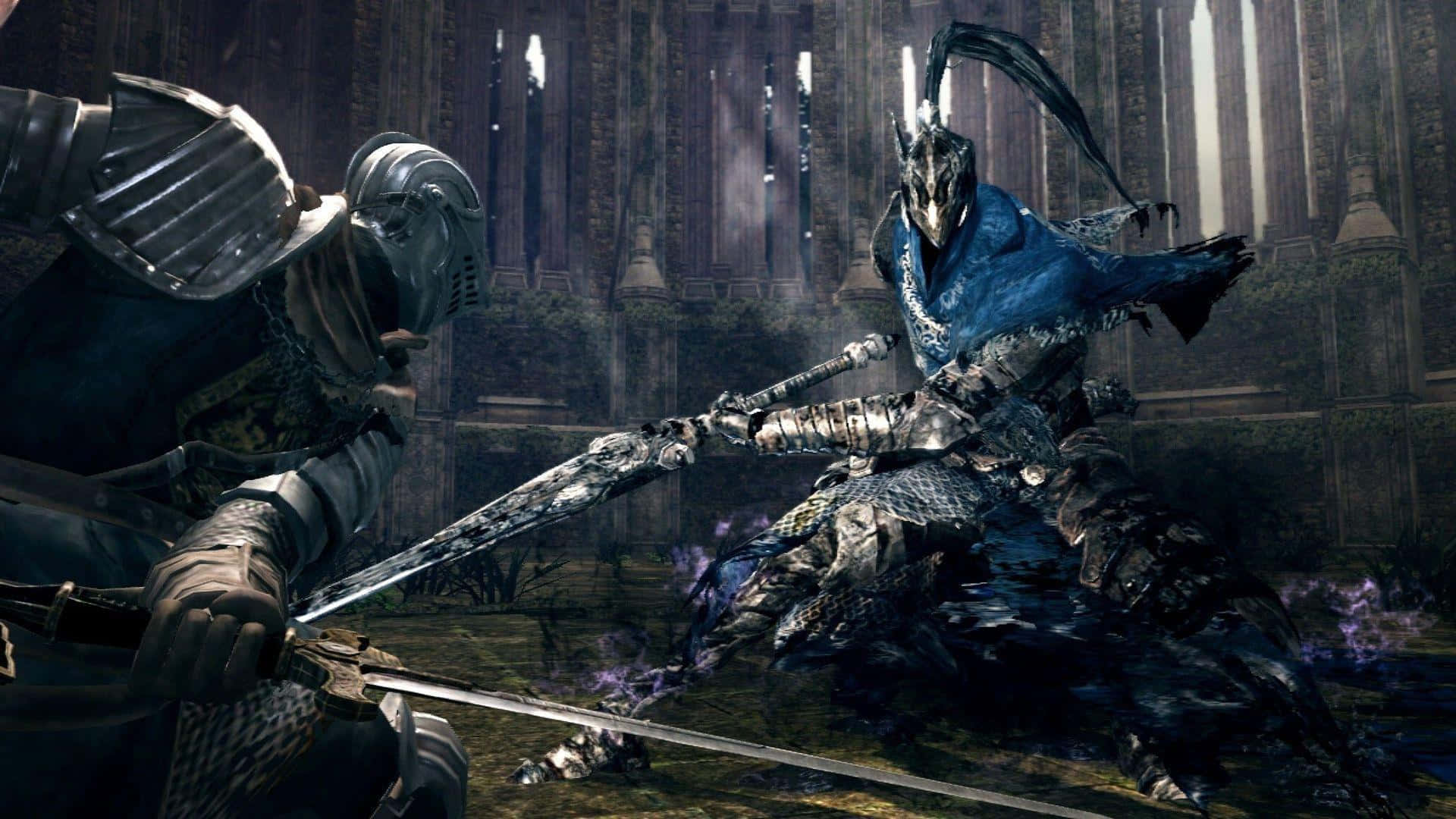 Omhels die uitdaging van Dark Souls Muurpapier