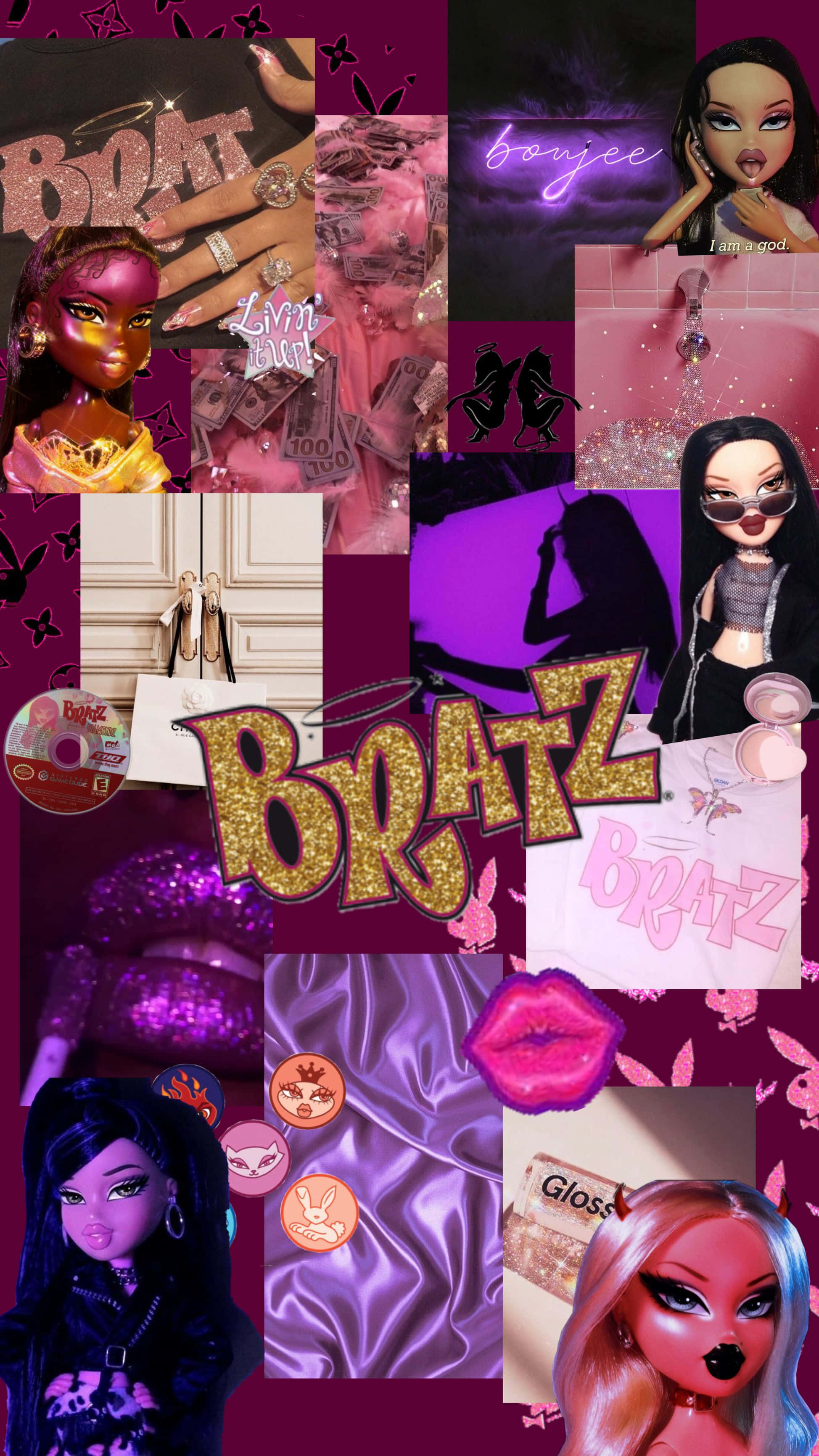 Omhels Jou Innerlike Bratz Muurpapier