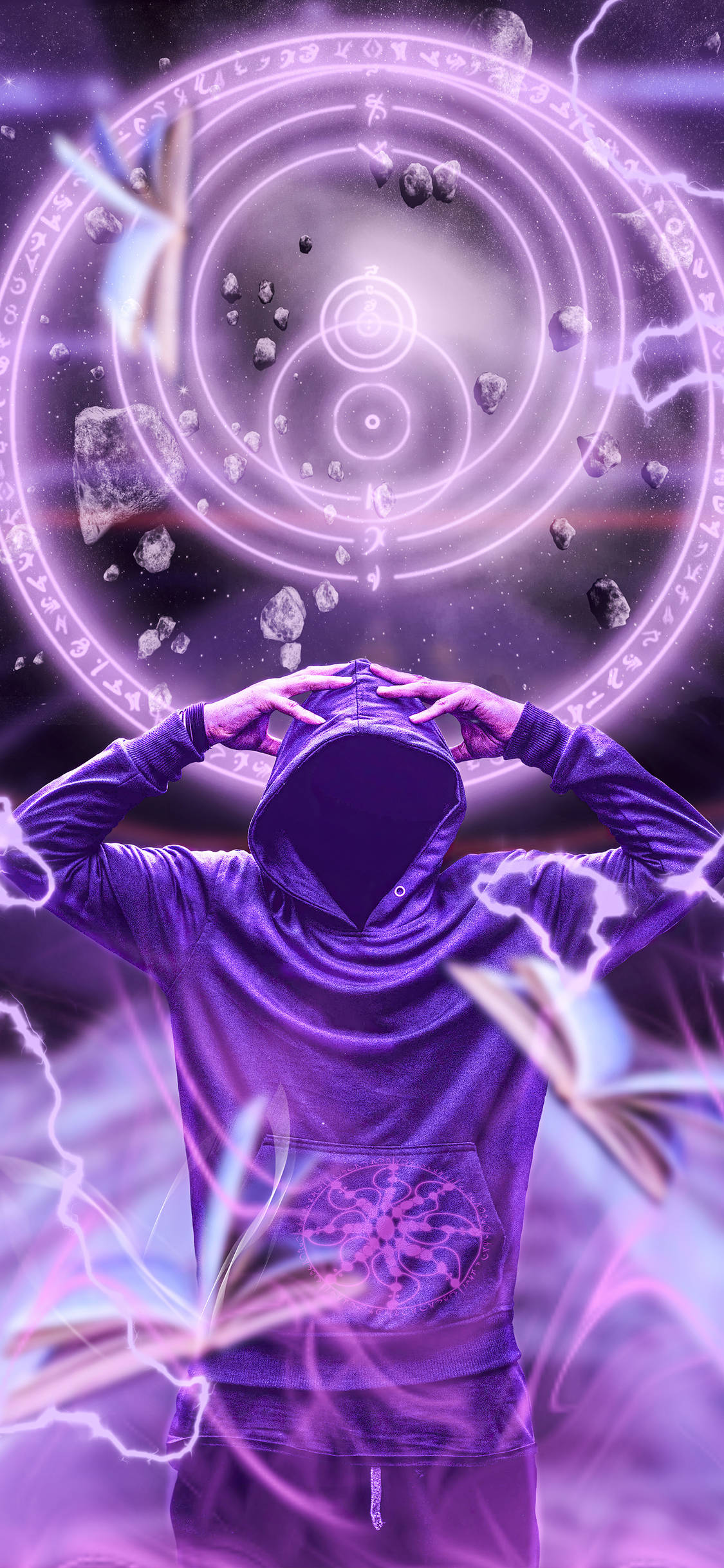 Onbekende Man Pers Chakra Muurpapier