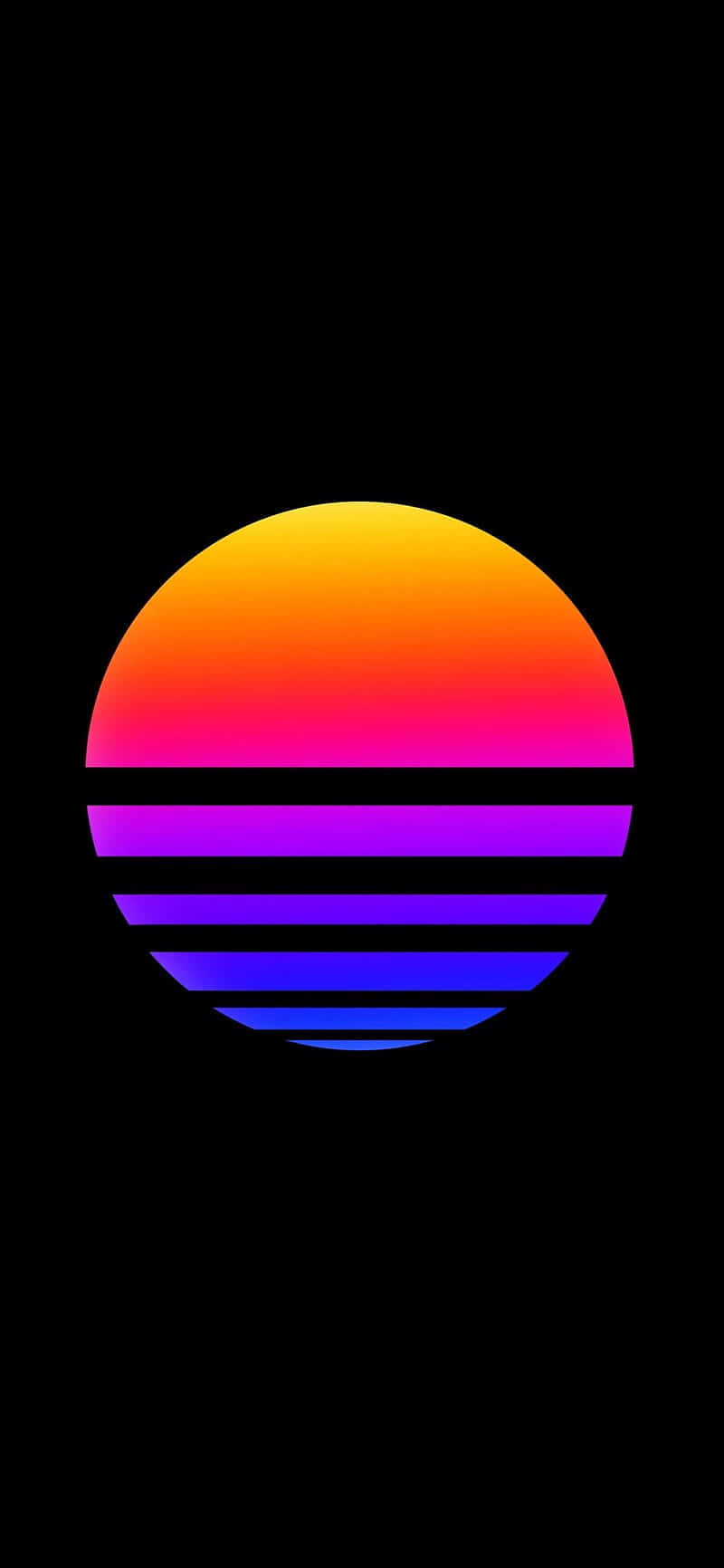 Pragtige vertoning van Pixel 3 OLED-agtergrond Muurpapier