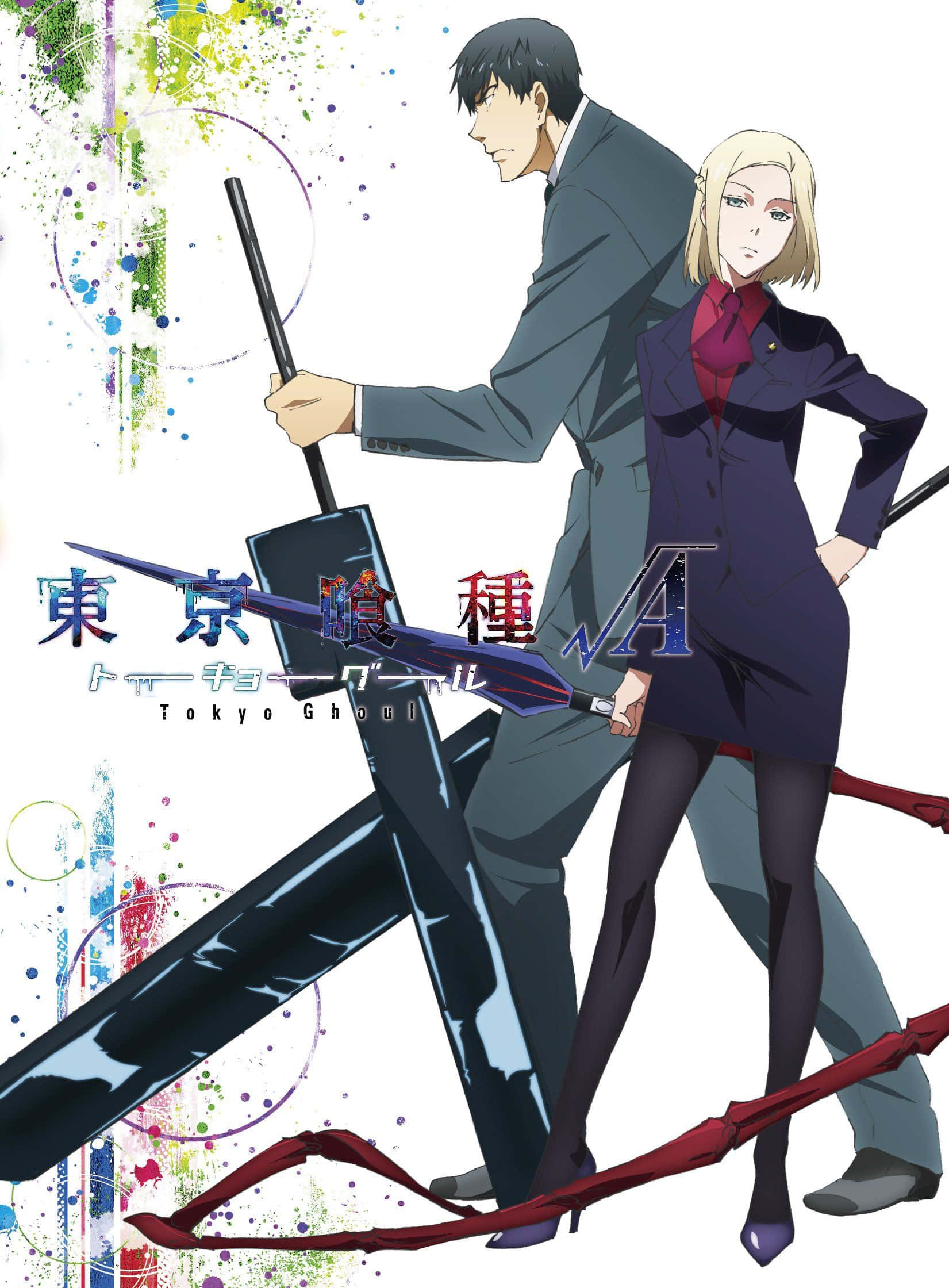 Ondersoeker Kureo Mado in aksie in Tokyo Ghoul Muurpapier