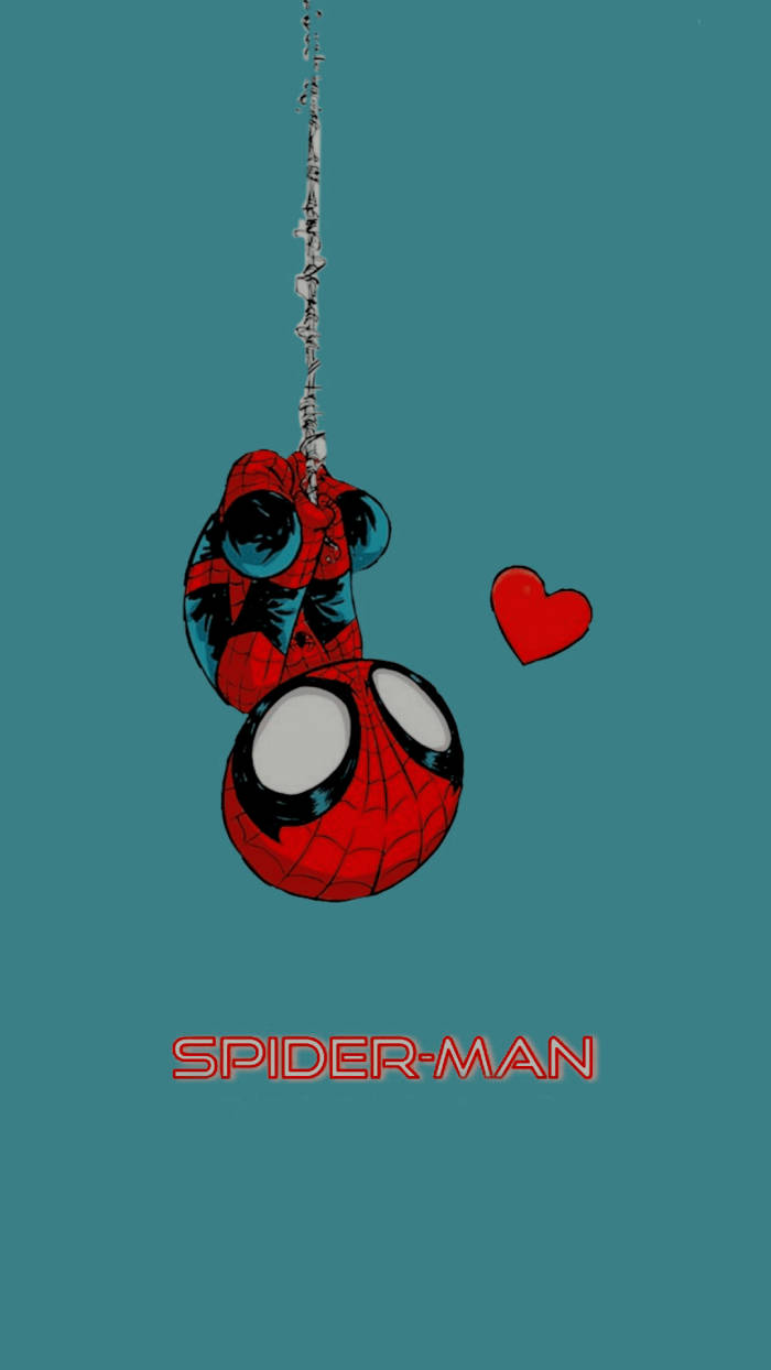 Onderstebo Spinnekopman Oulik Marvel Esteties Muurpapier