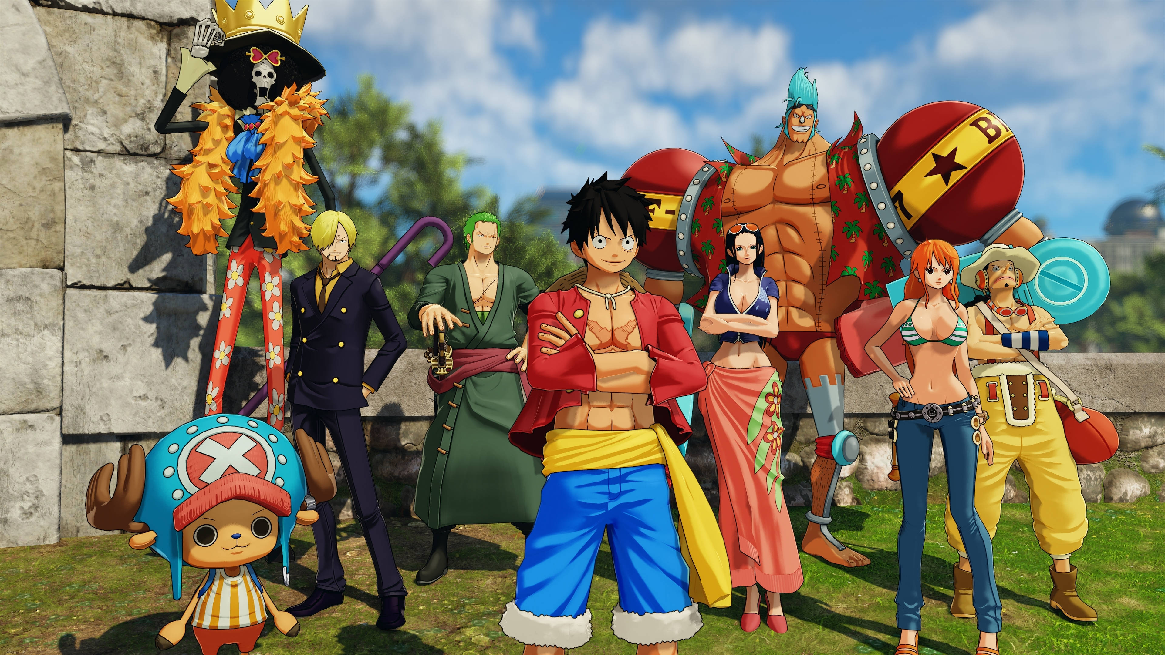 One Piece 4K Anime Grafika Muurpapier
