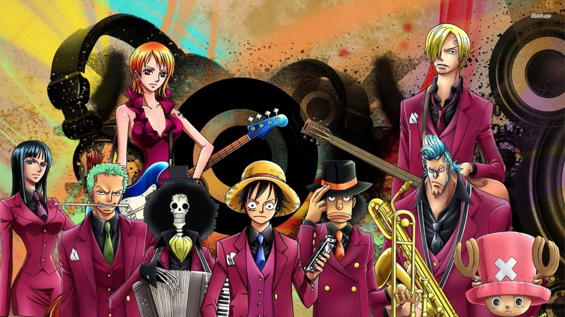 One Piece-agtergrond Muurpapier