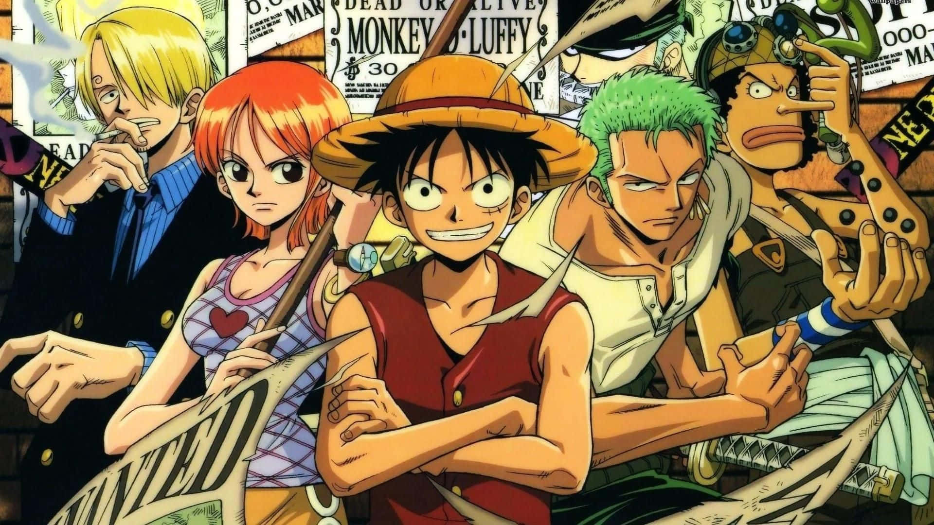 One Piece agtergrond Muurpapier