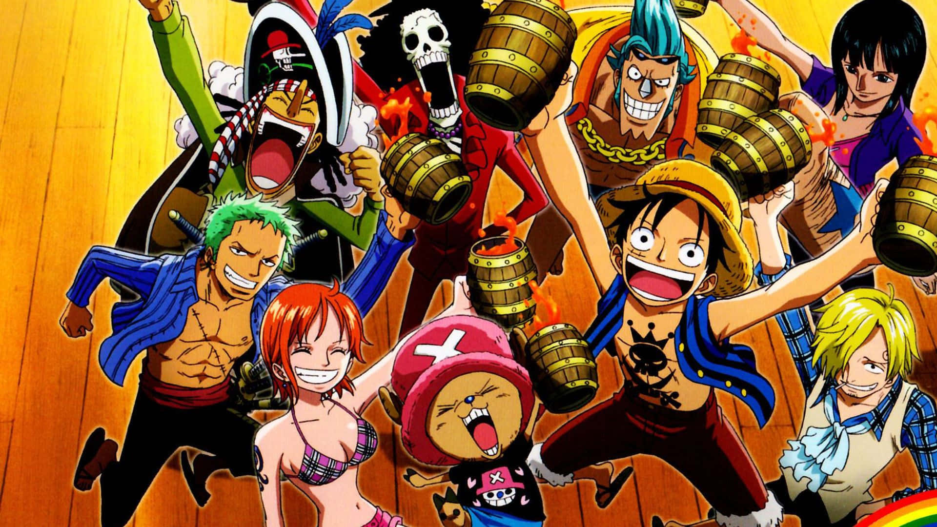 One Piece-agtergrond Muurpapier