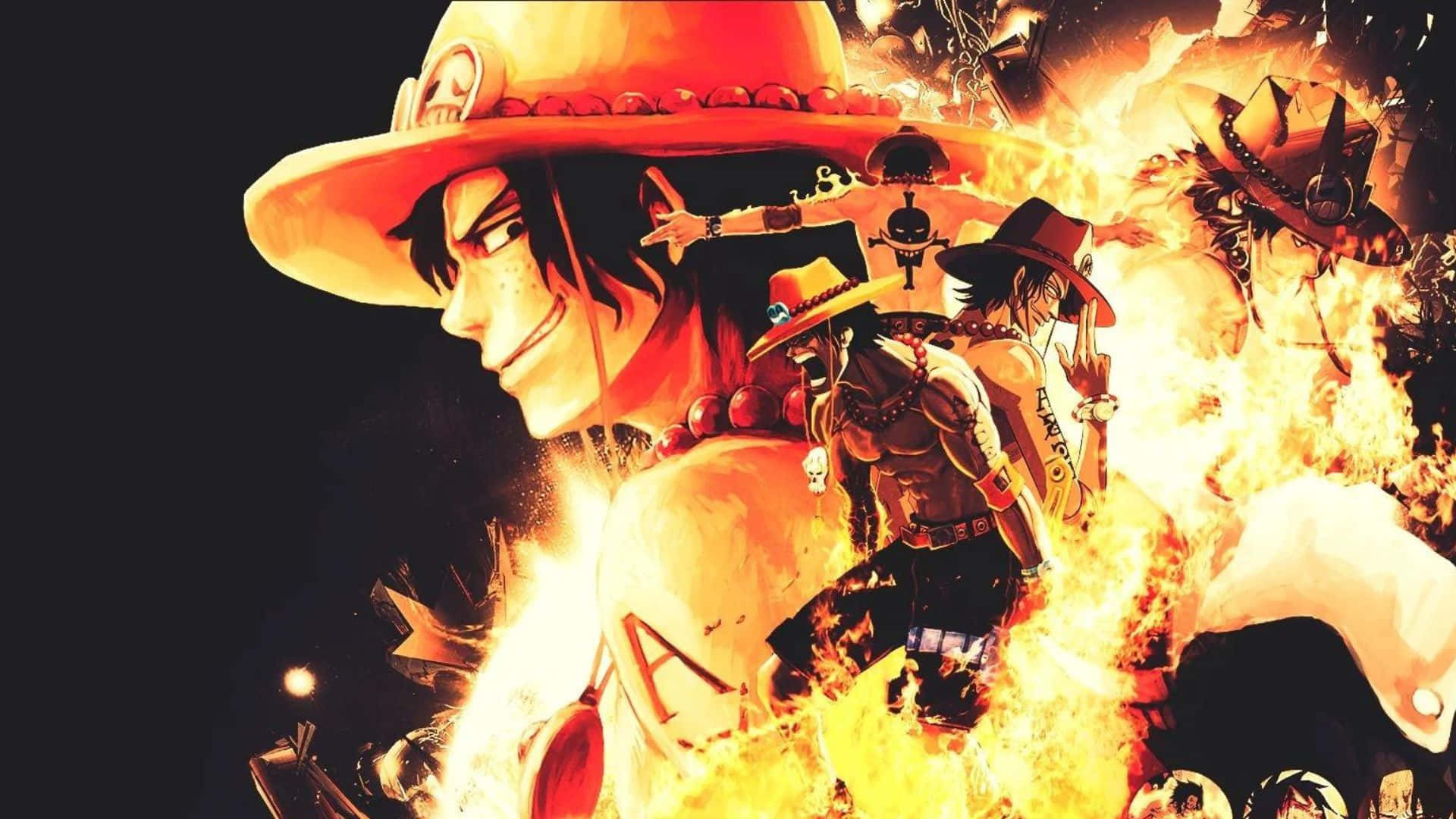 One Piece agtergrond Muurpapier