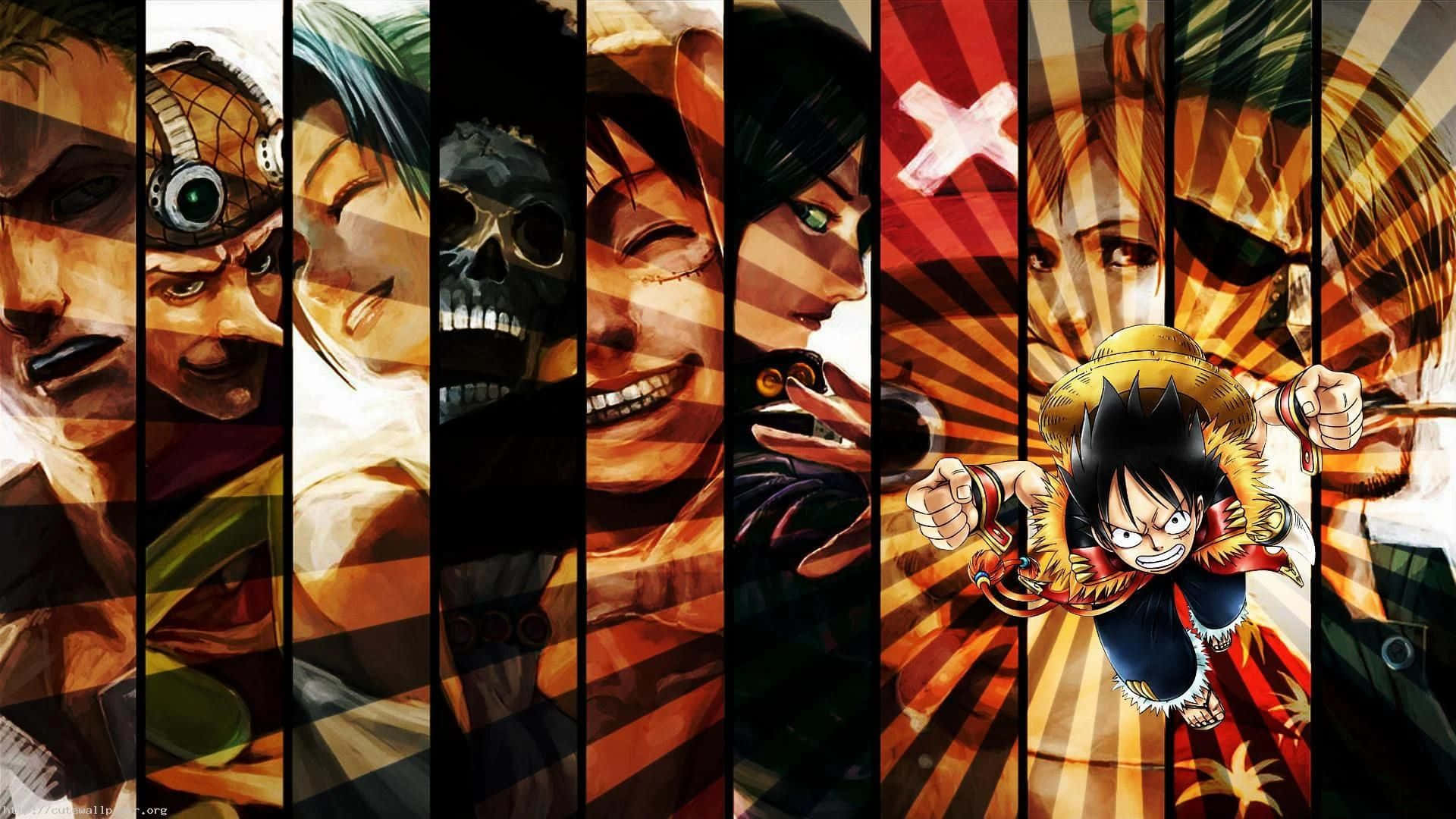One Piece agtergrond Muurpapier