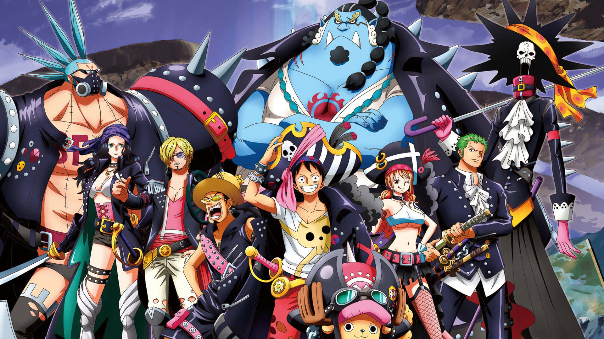 One Piece prente — One piece 4K GIF Muurpapier