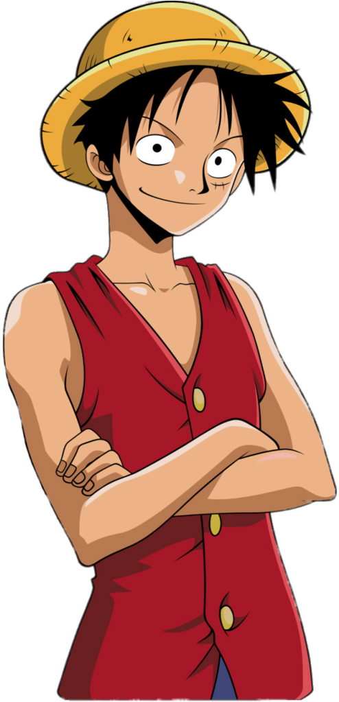 One Piece Luffy Strohoed Lag Muurpapier