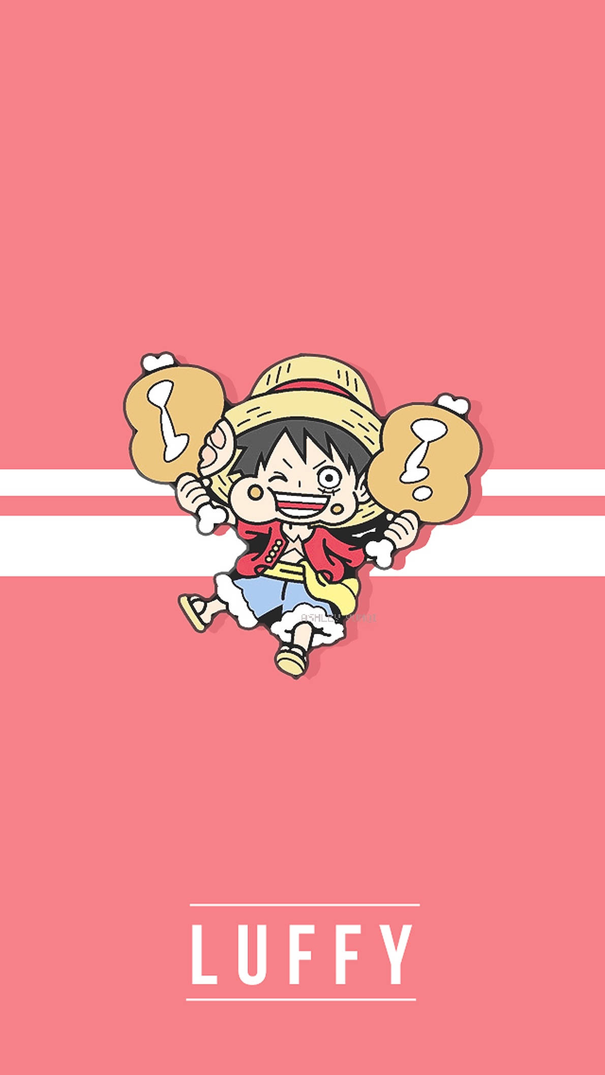 One Piece Oulike Luffy iPhone Muurpapier