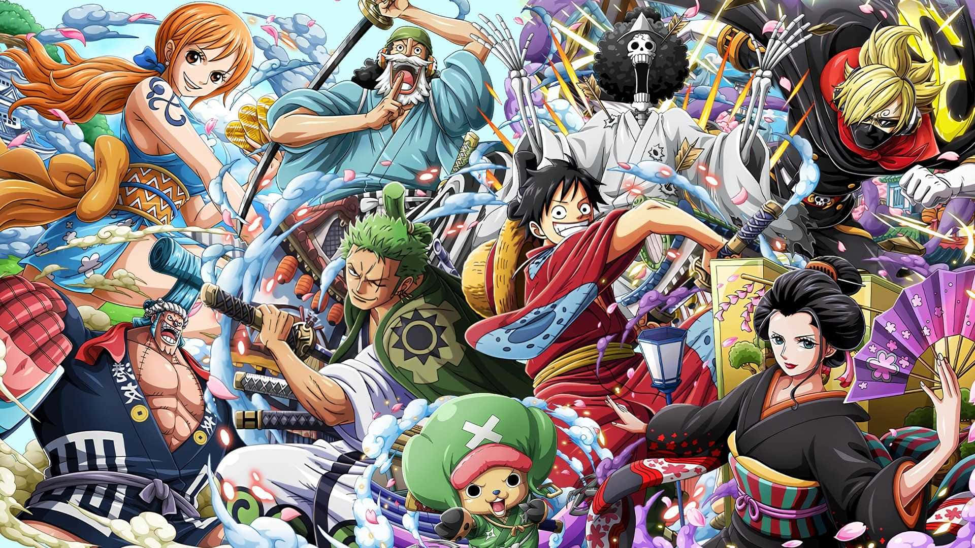 One Piece Seisoen 19 Plakkaat Prent Muurpapier