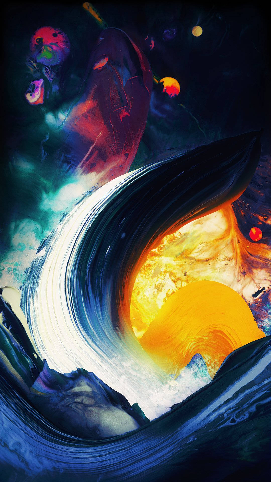 OnePlus Abstract Sci-Fi Art Muurpapier