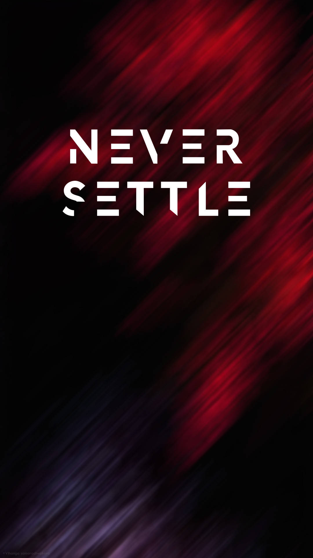 OnePlus Mahonie Nooit Tevrede Muurpapier
