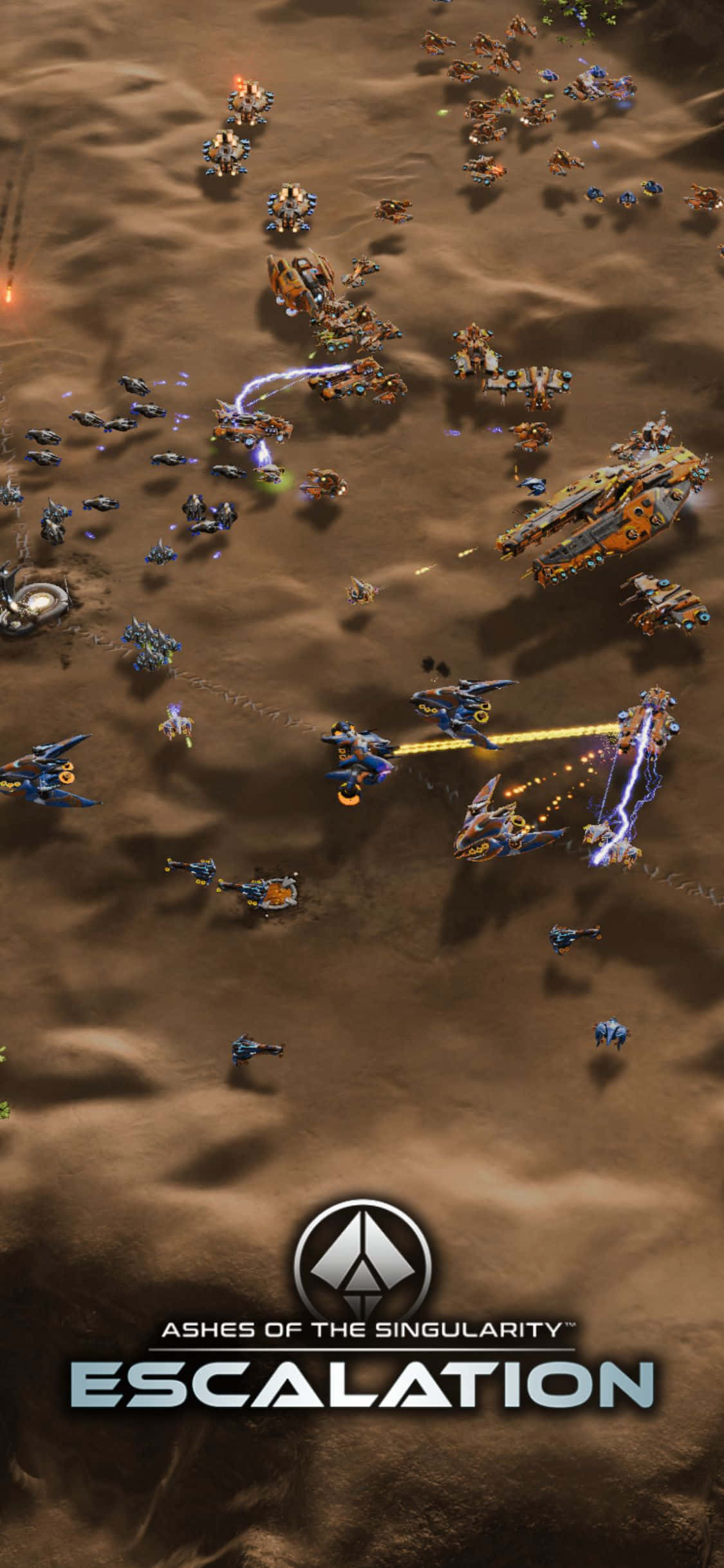 Ongelooflike Gedetailleerde Grafika op die iPhone X met Ashes of the Singularity Eskalasie Muurpapier