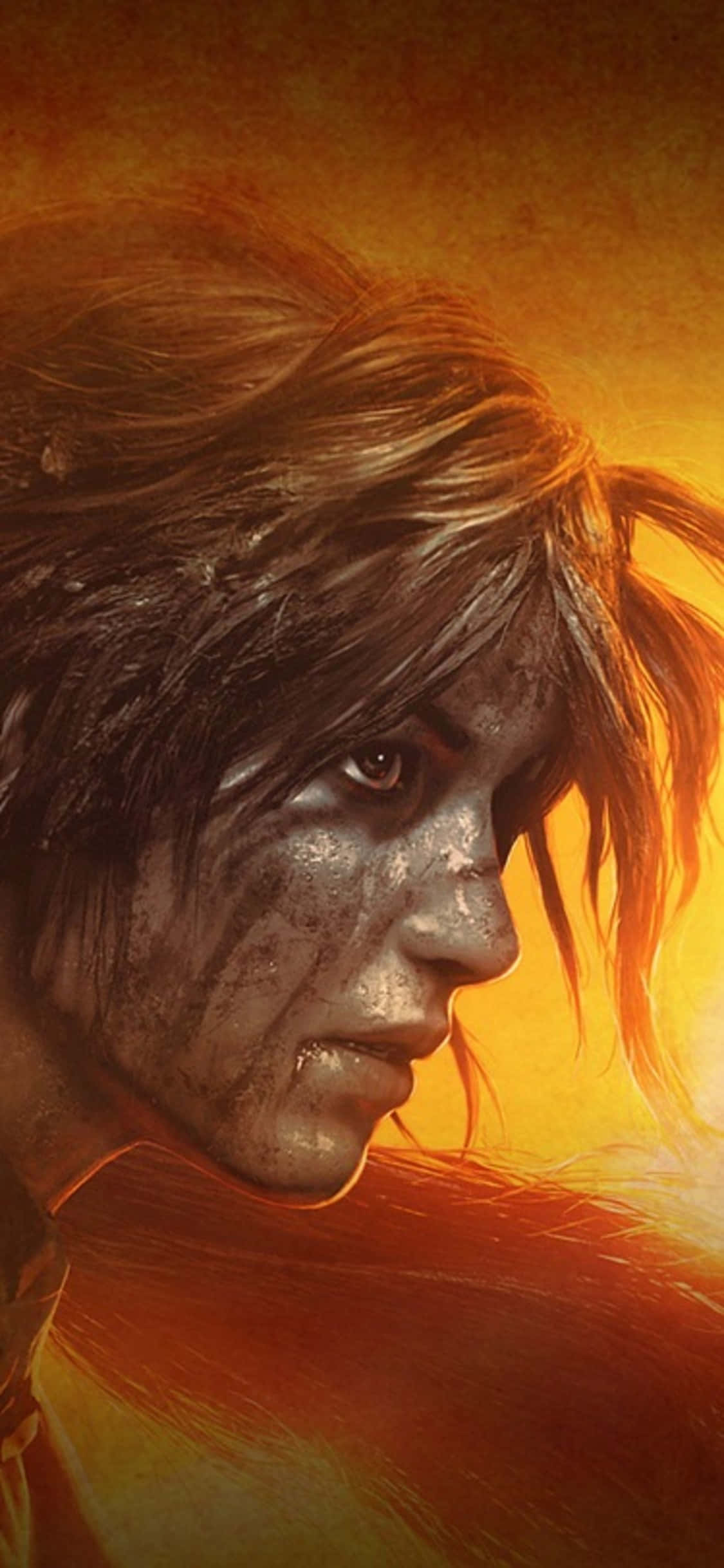 Ontdek die Geheime van Shadow Of The Tomb Raider met iPhone X Muurpapier