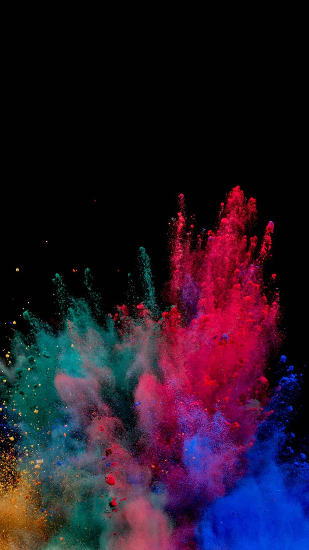 Ontdek die Magie van AMOLED-kleur Muurpapier