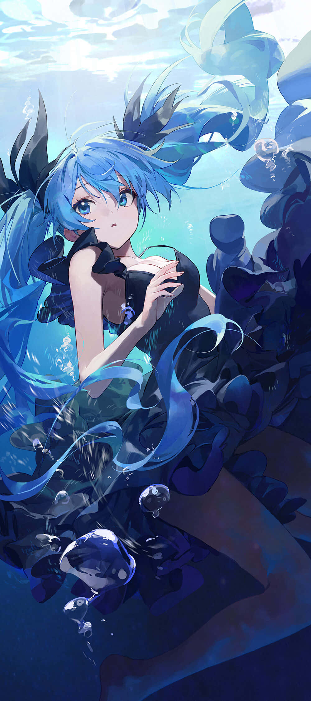 “Ontdek die Wêreld van Hatsune Miku Met Hierdie Innoverende Foon!” Muurpapier