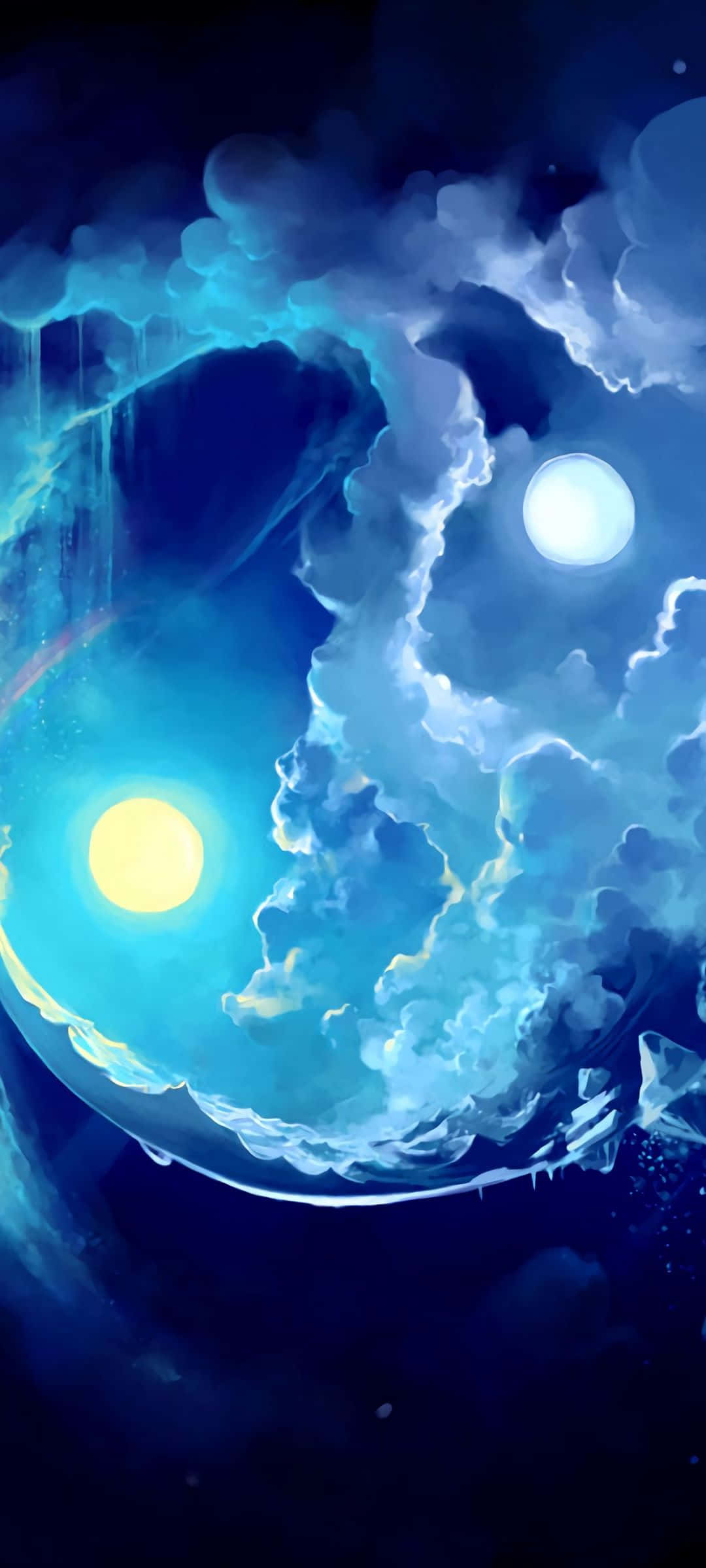 Ontdek die wêreld van oneindige moontlikhede met Fantasy Phone. Muurpapier