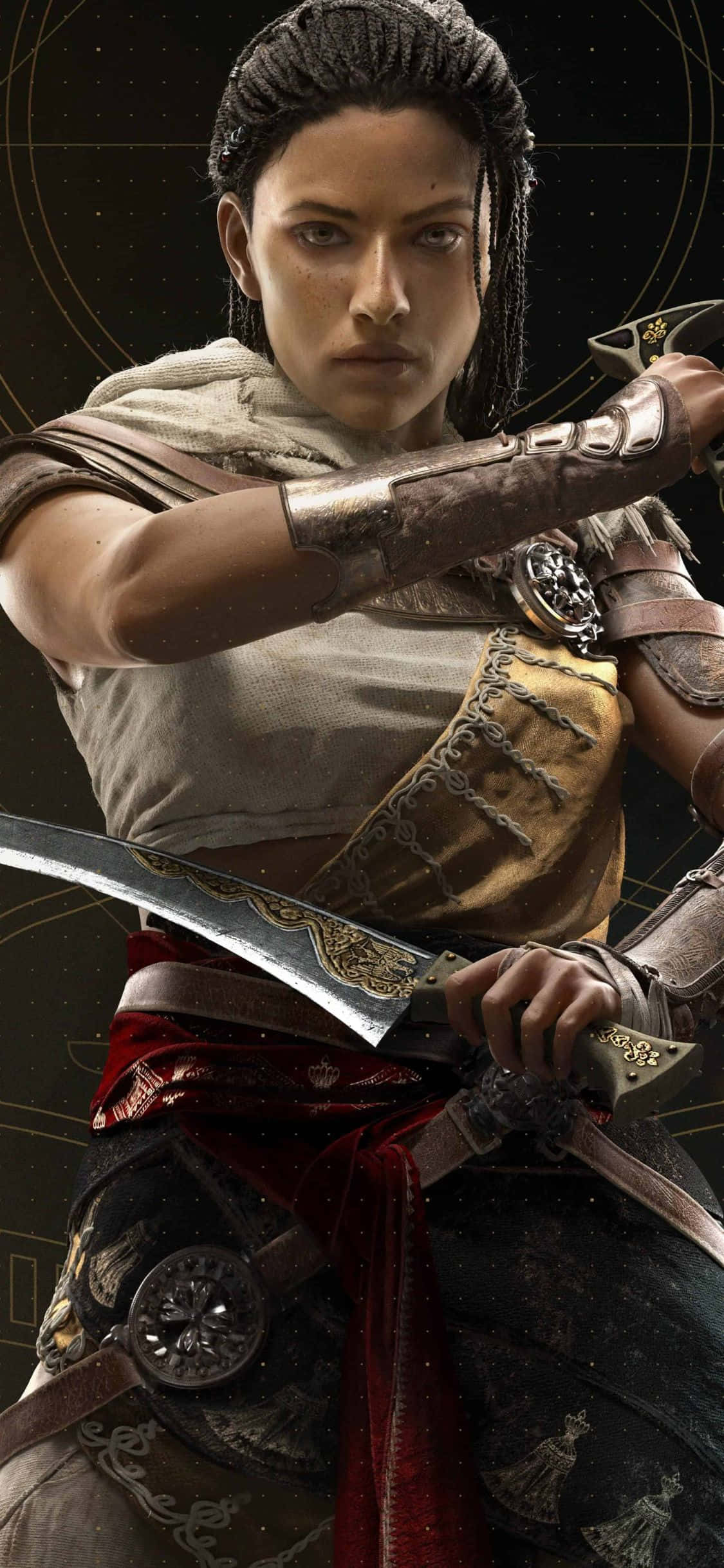 Ontketen Assassin's Woede met die iPhone X Muurpapier