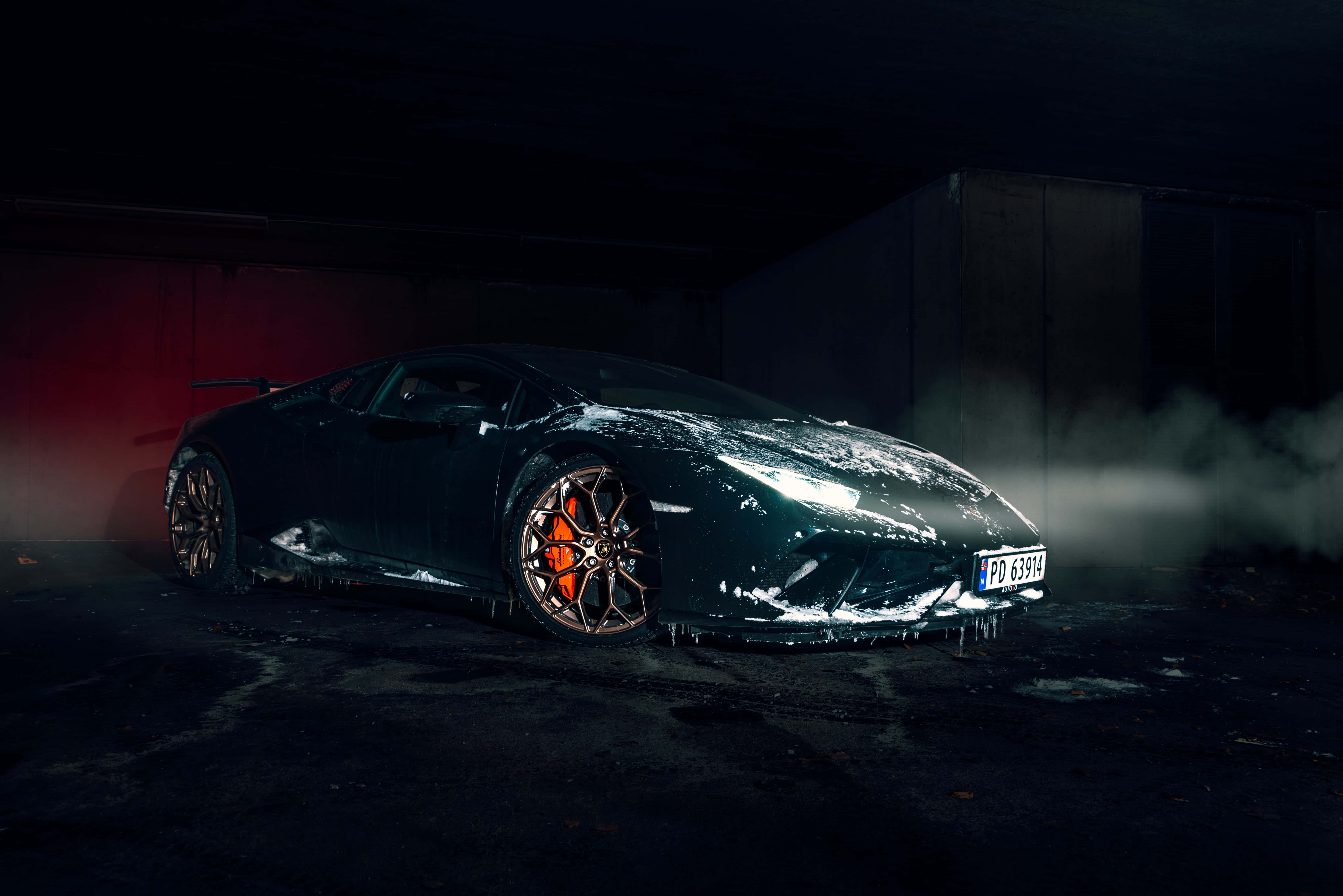 "Ontketen die krag van Lamborghini" Muurpapier