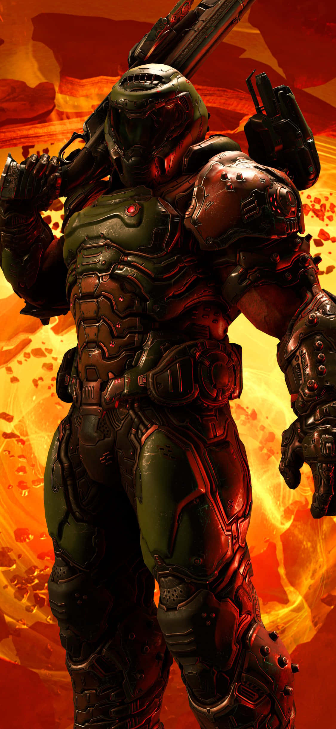 Ontketen die Ultieme Doom Eternal-ervaring vanaf jou Selfoon Muurpapier